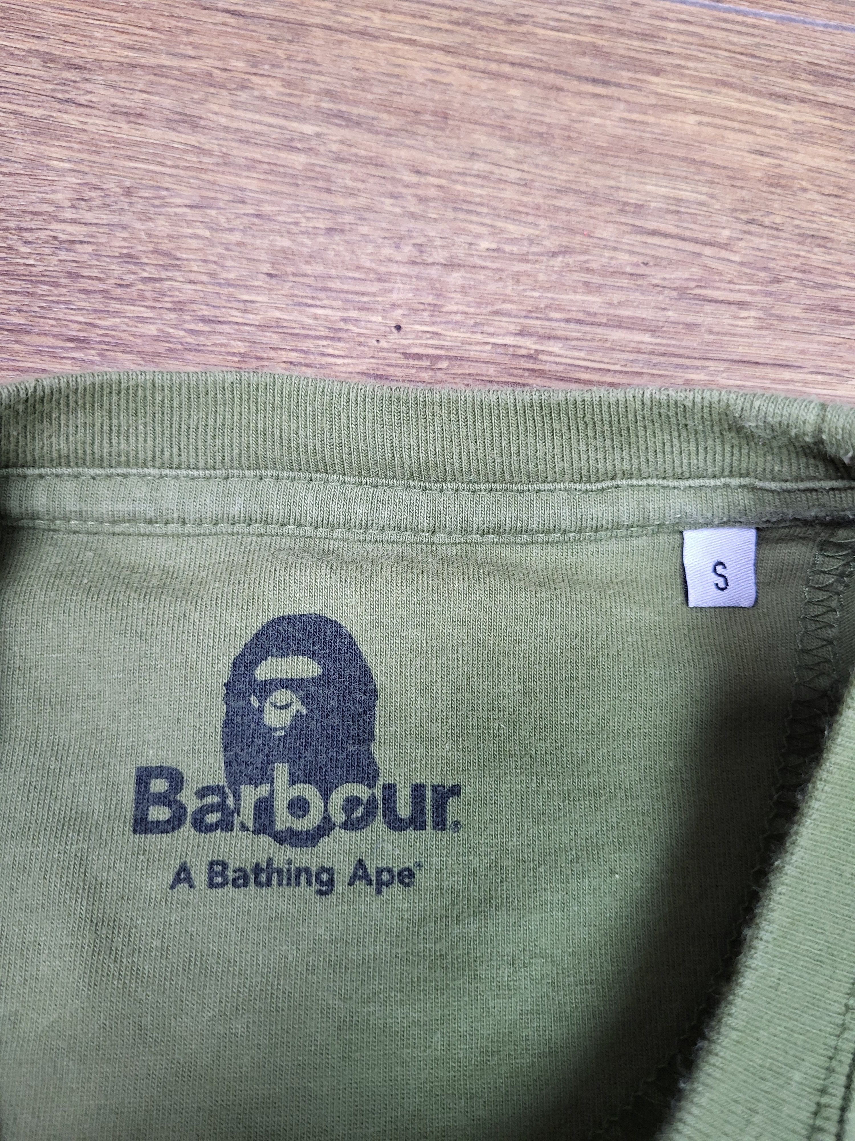 Barbour Barbour x A Bathing Ape tshirt S Size US S / EU 44-46 / 1 - 9 Thumbnail