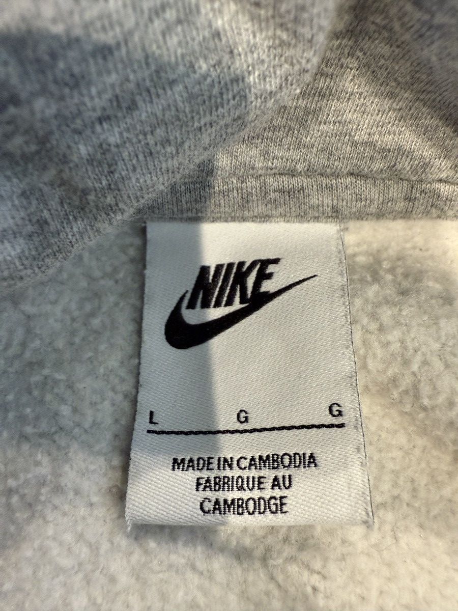 Nike Nike Swoosh Embroidered Hooded Sweatshirt Large Size US L / EU 52-54 / 3 - 12 Thumbnail