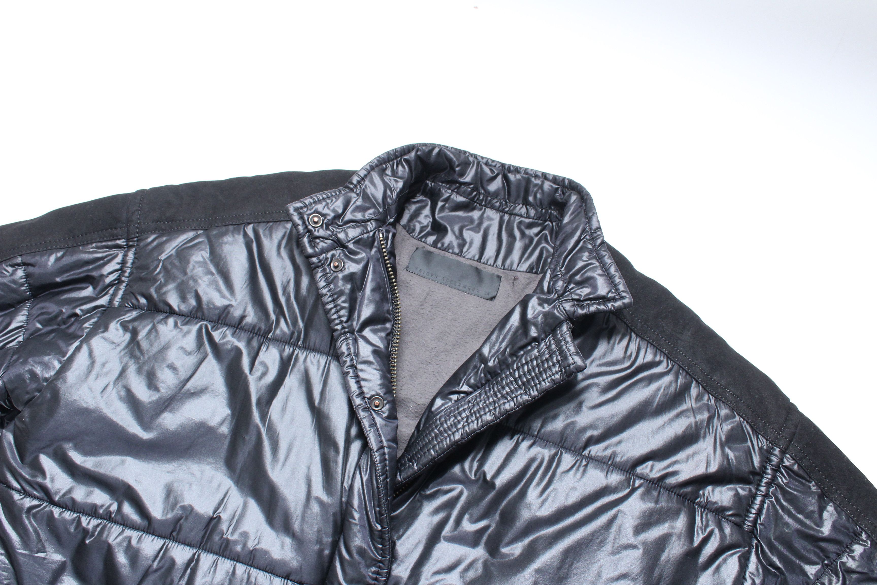 Haider Ackermann FW19 Haider Ackermann Quilted Nylon Suede Panel Jacket Sz 34 Size XS / US 0-2 / IT 36-38 - 14 Thumbnail
