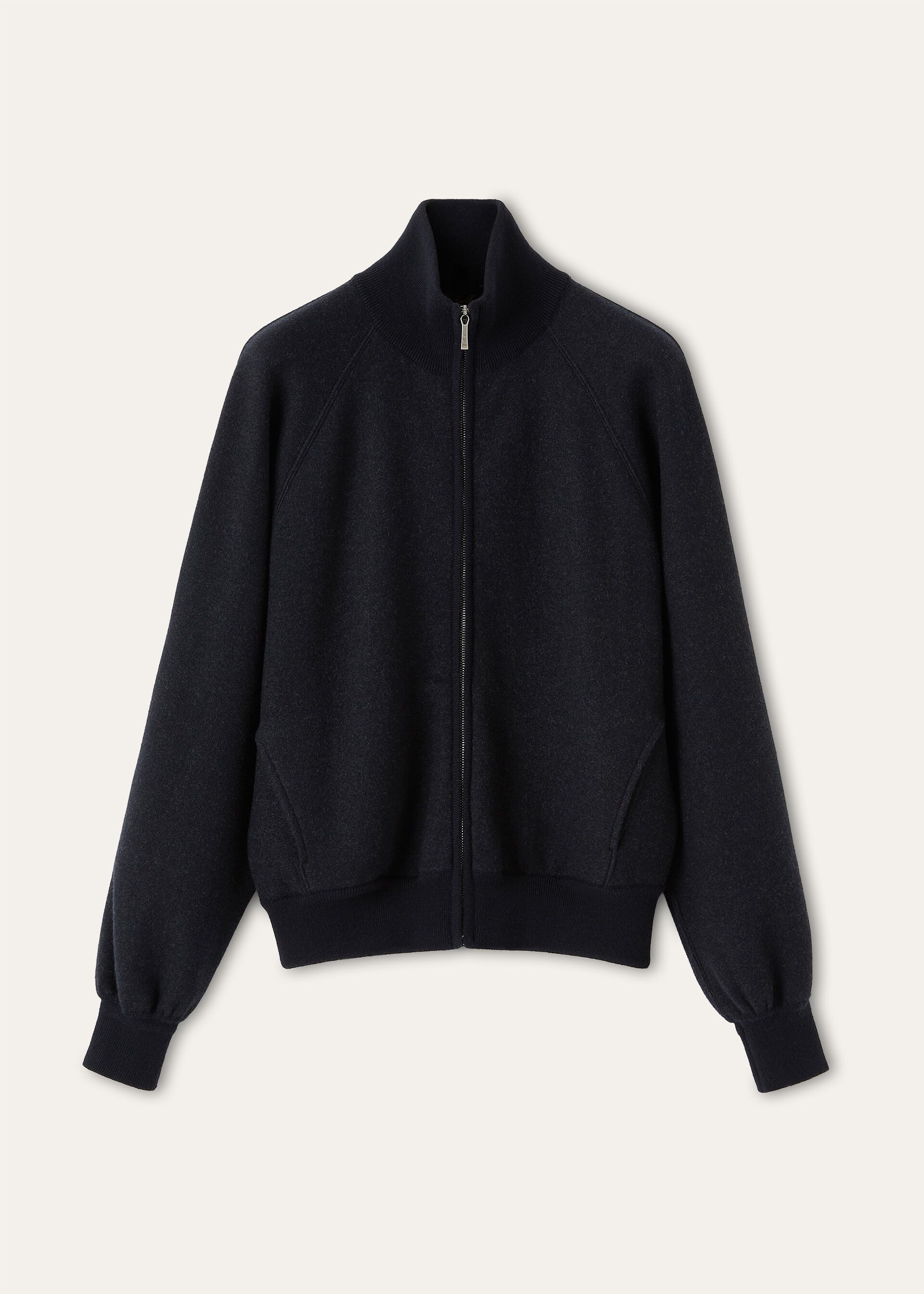 Loro Piana os11x0426 FAQ6045 Rio Bodro Bomber Jacket in Blue Navy Size S / US 4 / IT 40 - 1 Thumbnail