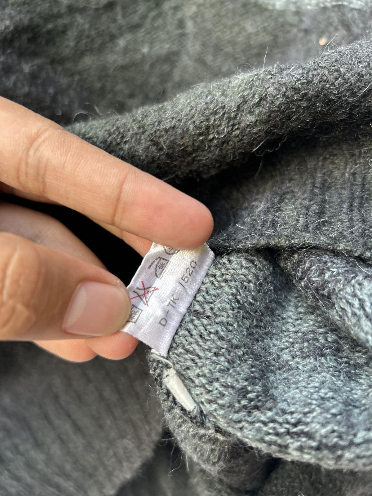 If Six Was Nine × Japanese Brand × Le Grande Bleu (L.G.B.) Glaser Japanese Mohair Grunge Striped Knit Style Size US L / EU 52-54 / 3 - 7 Thumbnail
