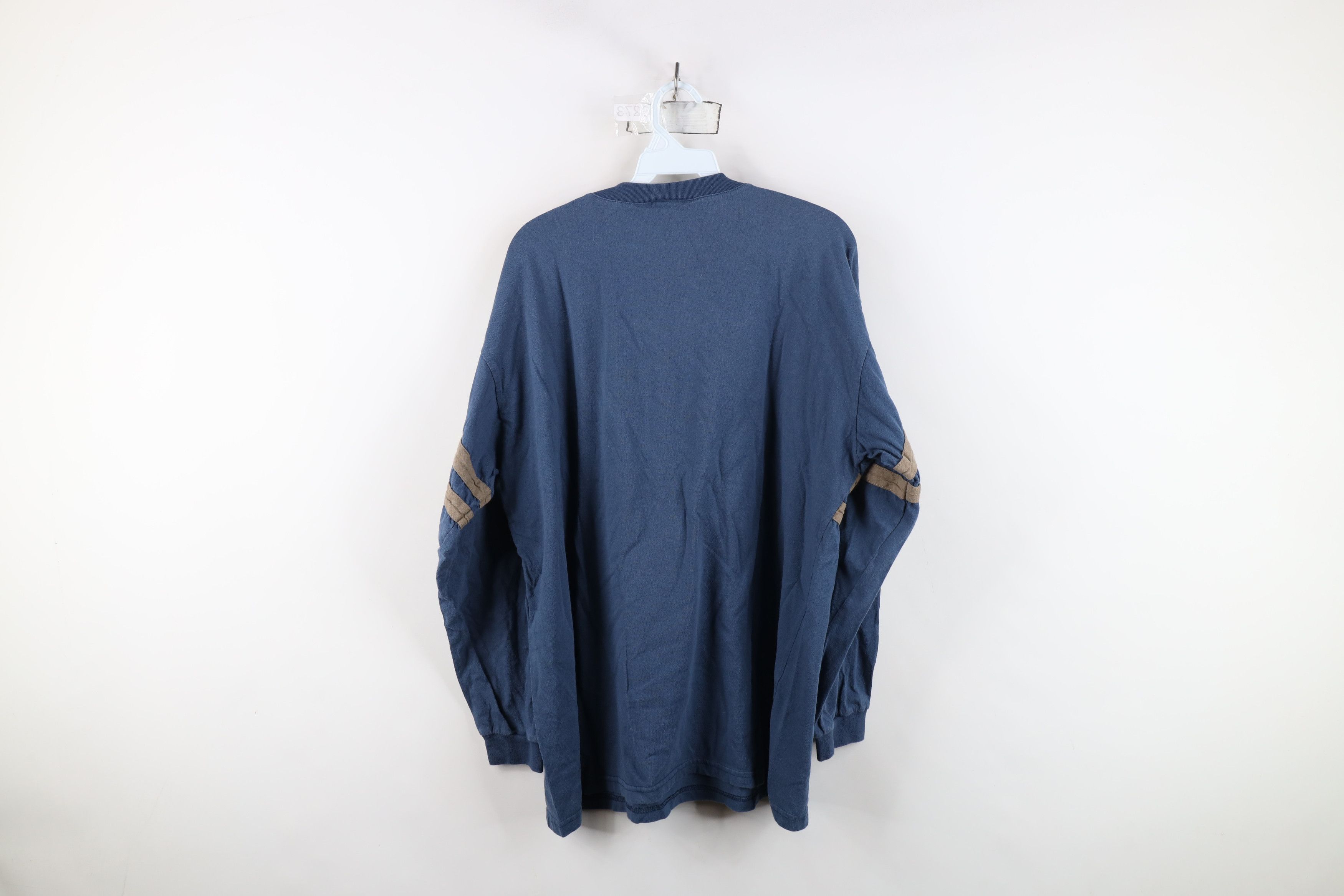 Vintage Vintage 90s Streetwear Ribbed Knit Long Sleeve T-Shirt USA Size US XL / EU 56 / 4 - 9 Thumbnail