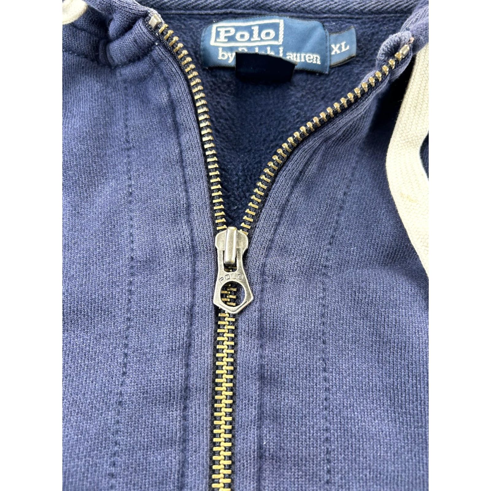 Polo Ralph Lauren Polo by Ralph Lauren Hoodie Mens XL Blue Full Zip Fleece Sweatshirt Thermal Size US XL / EU 56 / 4 - 4 Thumbnail