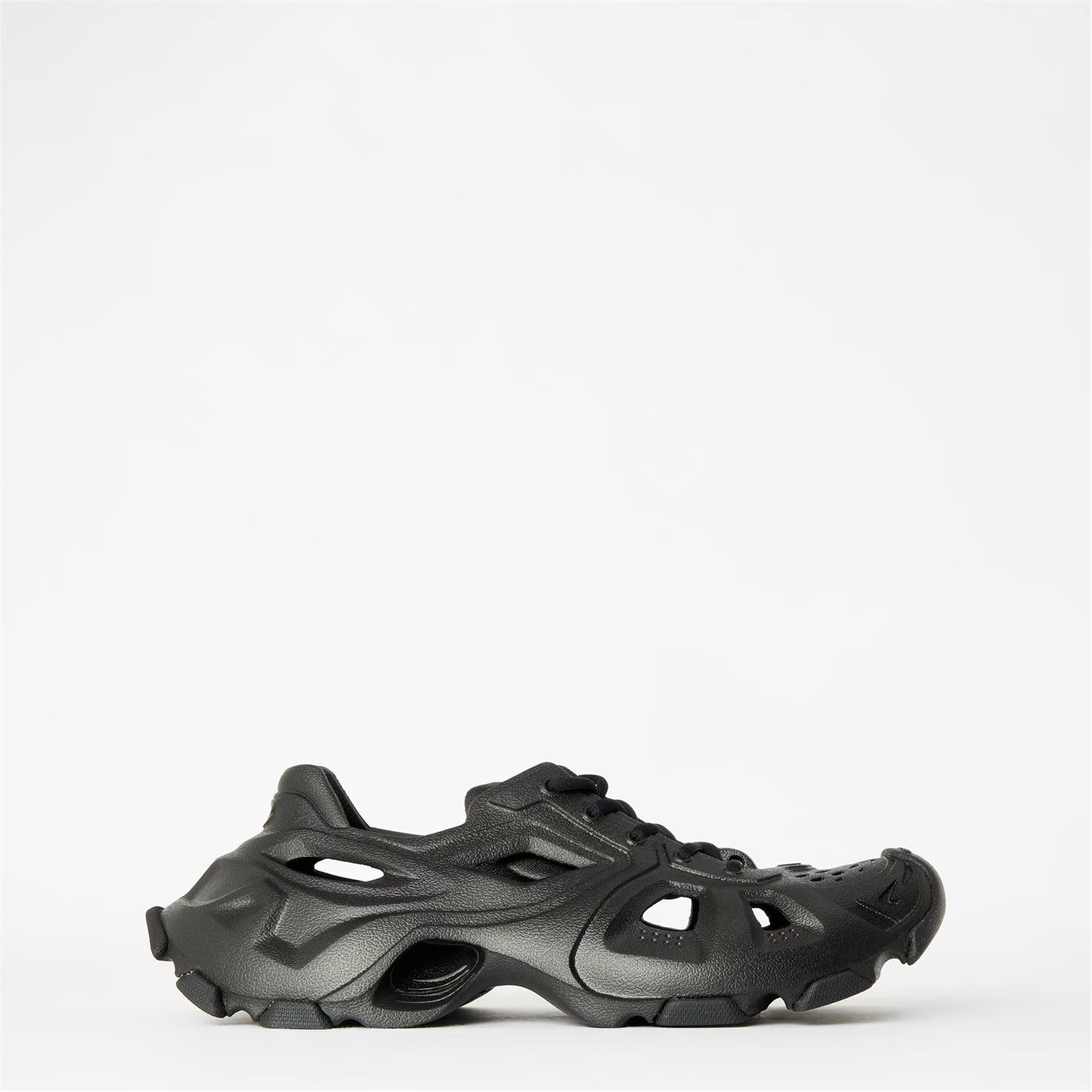 Balenciaga o1g2r1mq0226 HD Rubber Low Top Sneakers in Black Size US 8 / EU 41 - 1 Thumbnail