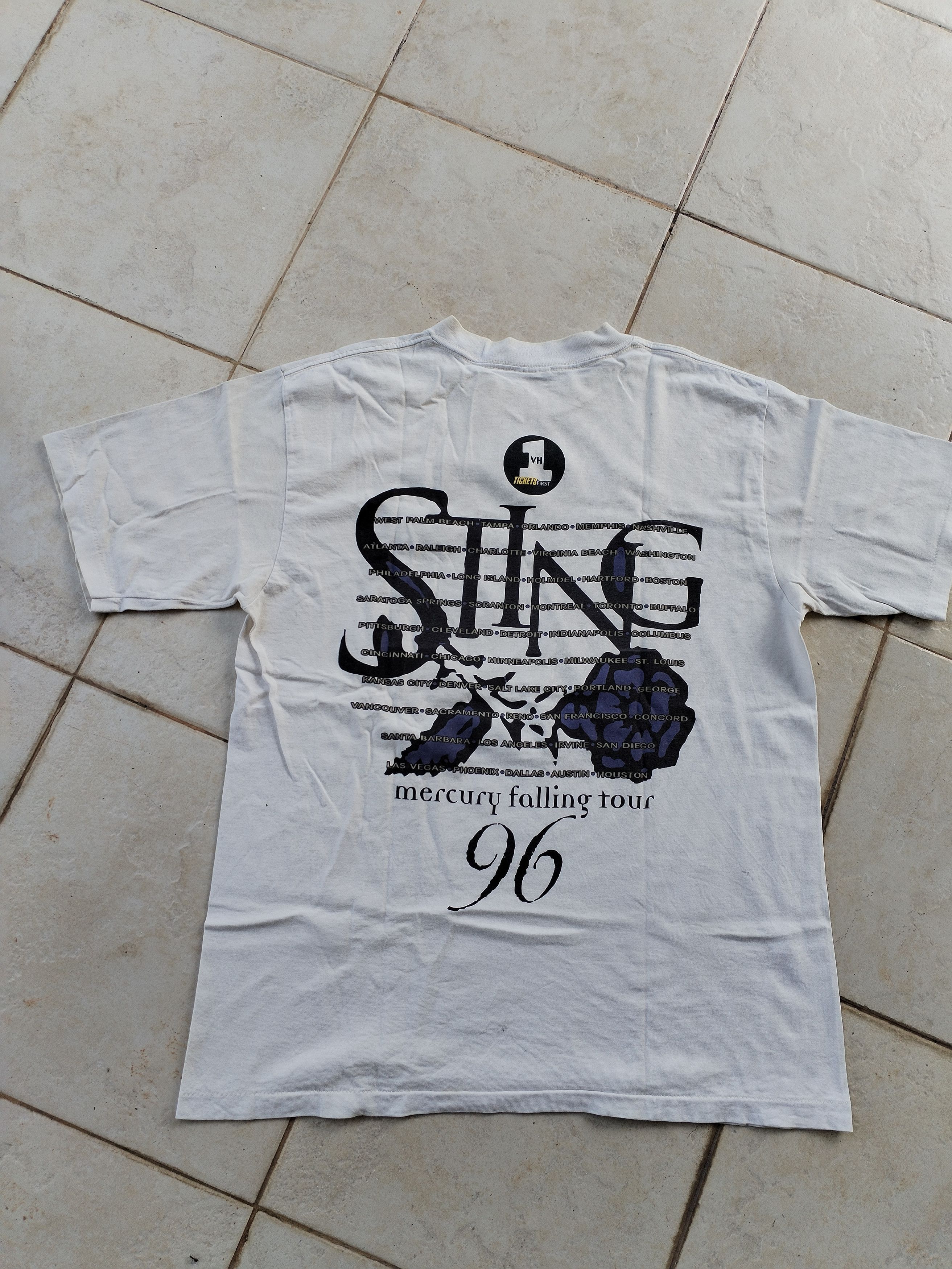 Vintage Vintage Sting Mercury Falling Tour 96 Size US L / EU 52-54 / 3 - 2 Thumbnail