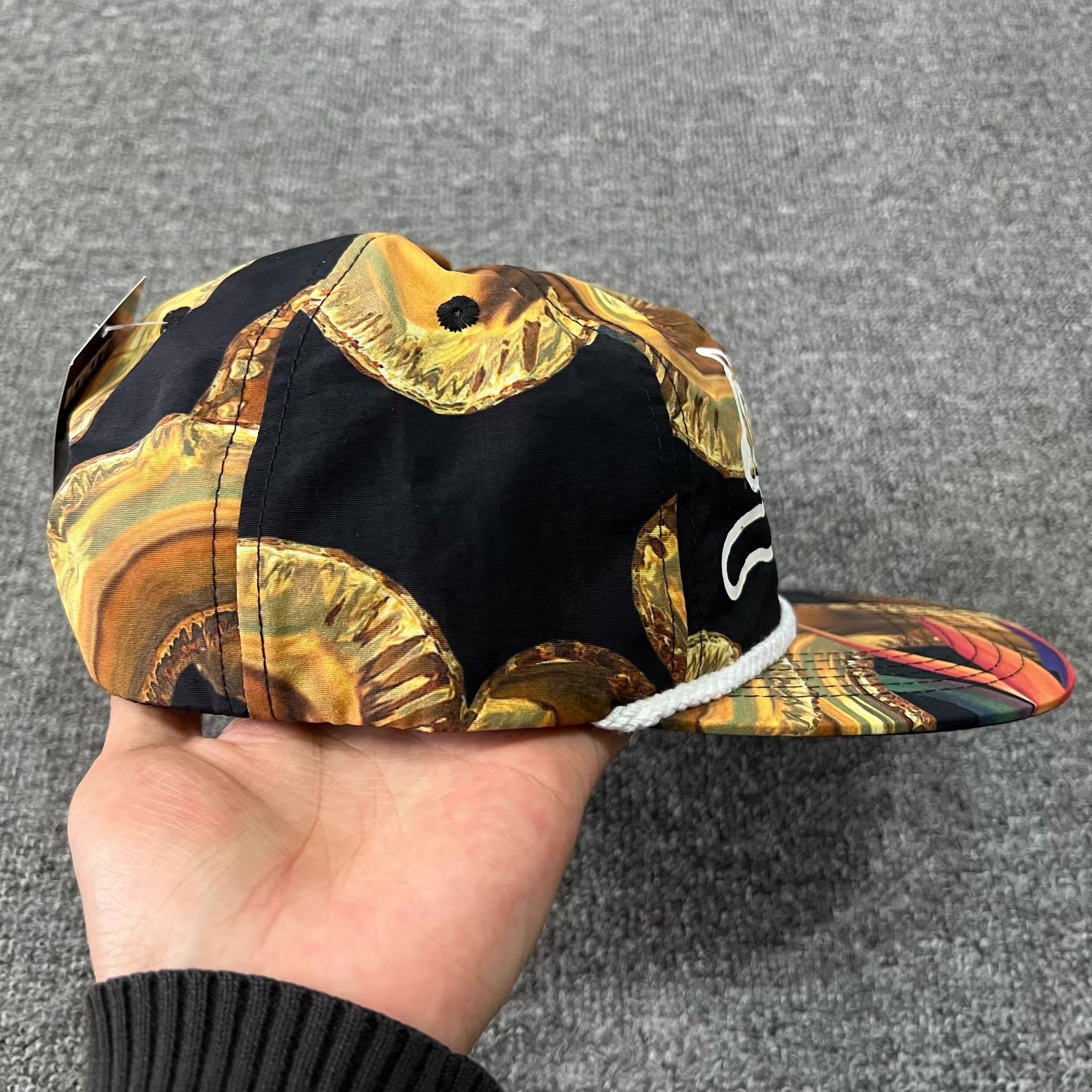 Billionaire Boys Club BBC ICECREAM Flying Dog Flat Brim Baseball Cap & Sun Hat Q7 Size ONE SIZE - 6 Thumbnail