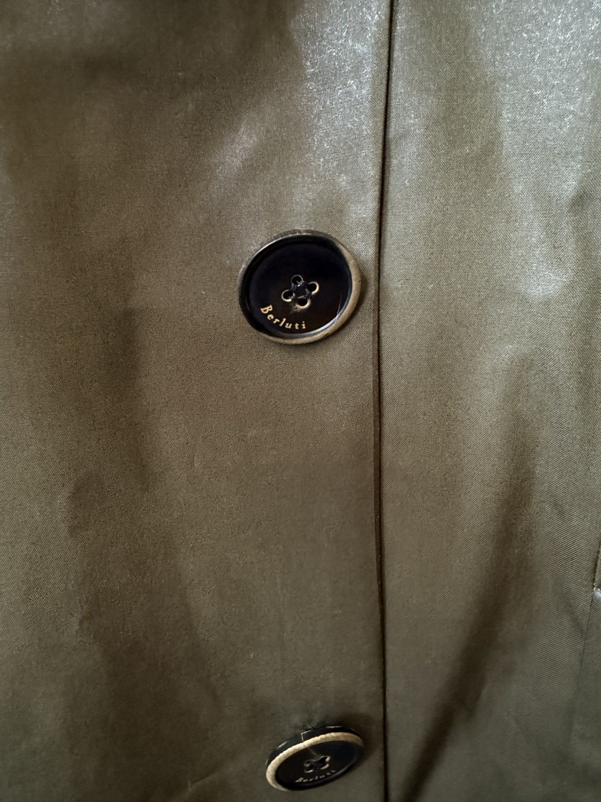 Berluti Berluti X Haider Ackerman 100% Silk Waxed Coat Size US M / EU 48-50 / 2 - 4 Thumbnail