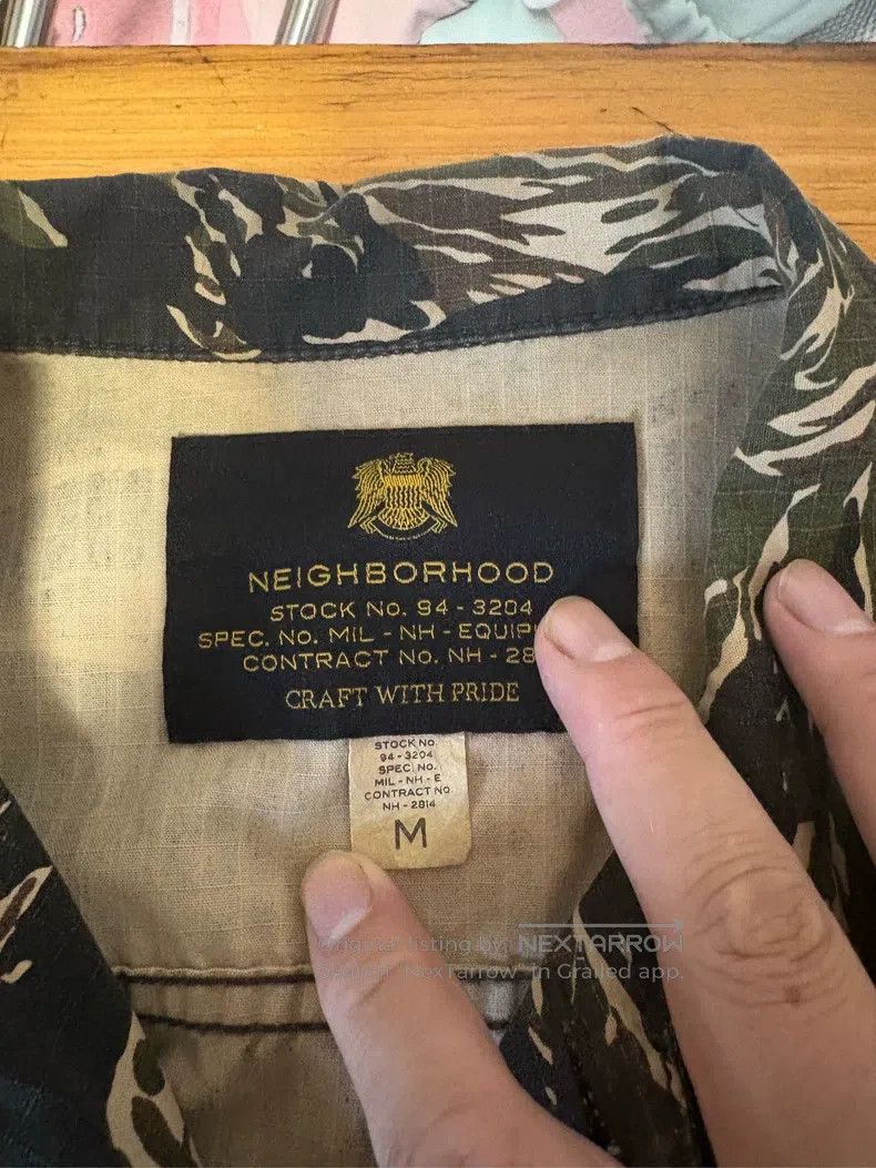 Neighborhood Neighborhood Tiger Print Shirt M Size Size US M / EU 48-50 / 2 - 3 Thumbnail