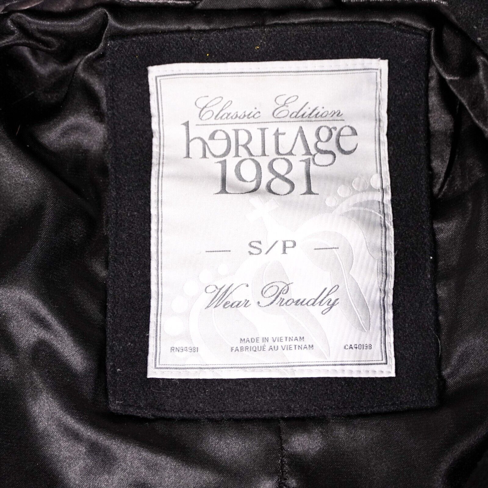 Other Heritage 1981 Button Up Pea Coat Winter Jacket Small Black Size S / US 4 / IT 40 - 6 Thumbnail
