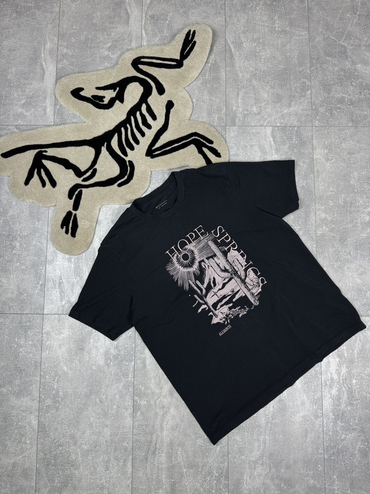 Allsaints × Japanese Brand Mens Vintage AllSaints CACTI BOYFRIEND TEE T-shirt luxury Size US L / EU 52-54 / 3 - 1 Thumbnail