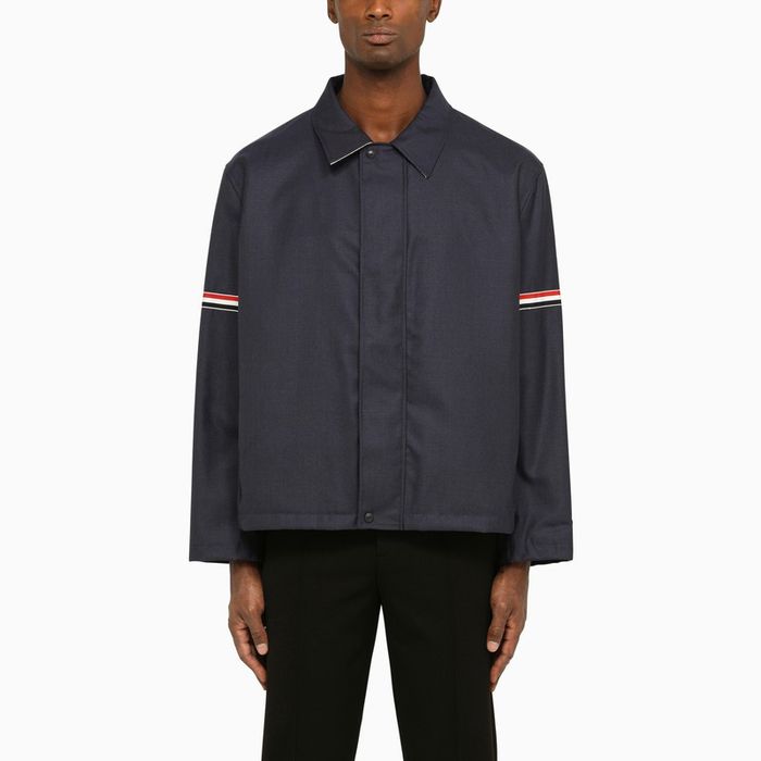 Thom Browne Thom Browne Lightweight Wool Denim Jacket | Grailed