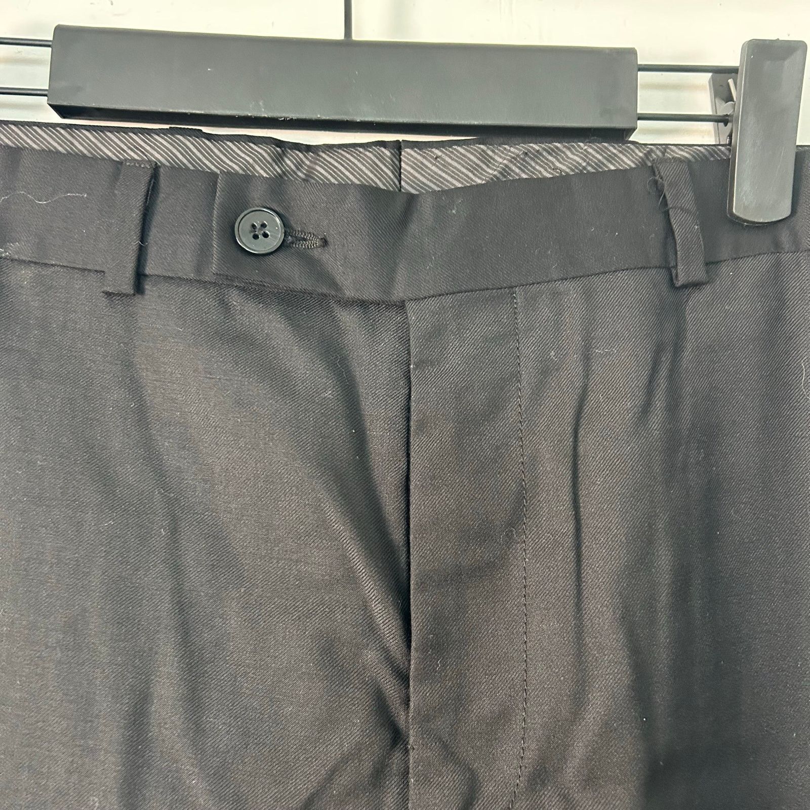 Calvin Klein Men’s 100% wool black Calvin Klein trousers Size US 36 / EU 52 - 2 Thumbnail