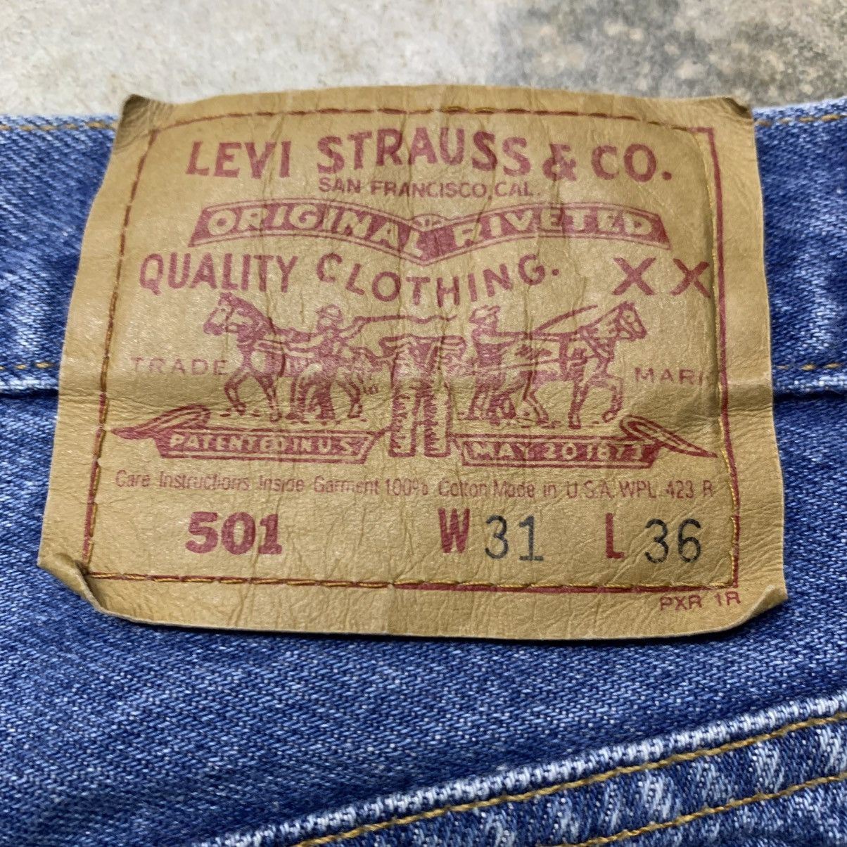 Levi's × Vintage Vintage LEVIS 501 Blue Jean Made in Usa Size US 29 - 12 Thumbnail