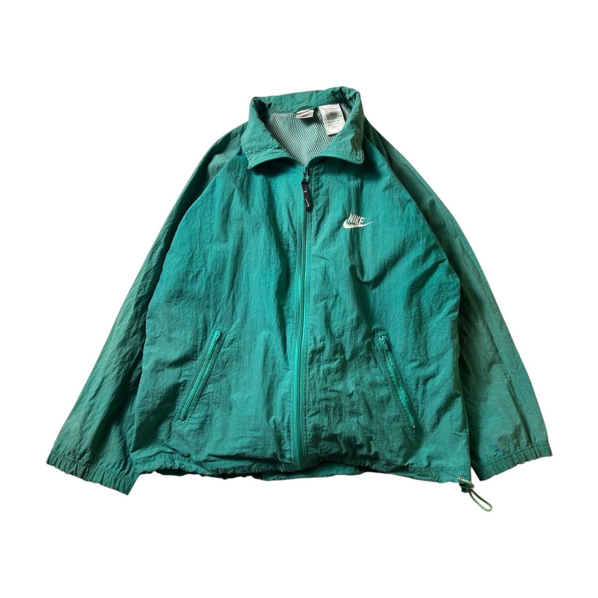Nike Vintage 90s Nike Big Swoosh Windbreaker Jacket Size US M / EU 48-50 / 2 - 1 Thumbnail