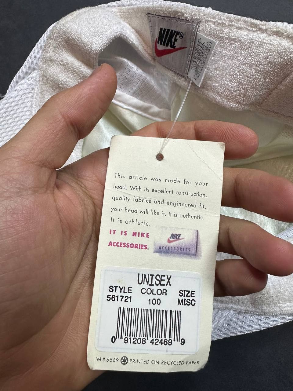 Nike Nike Flatcap Rare New Vintage Cap Size ONE SIZE - 8 Thumbnail