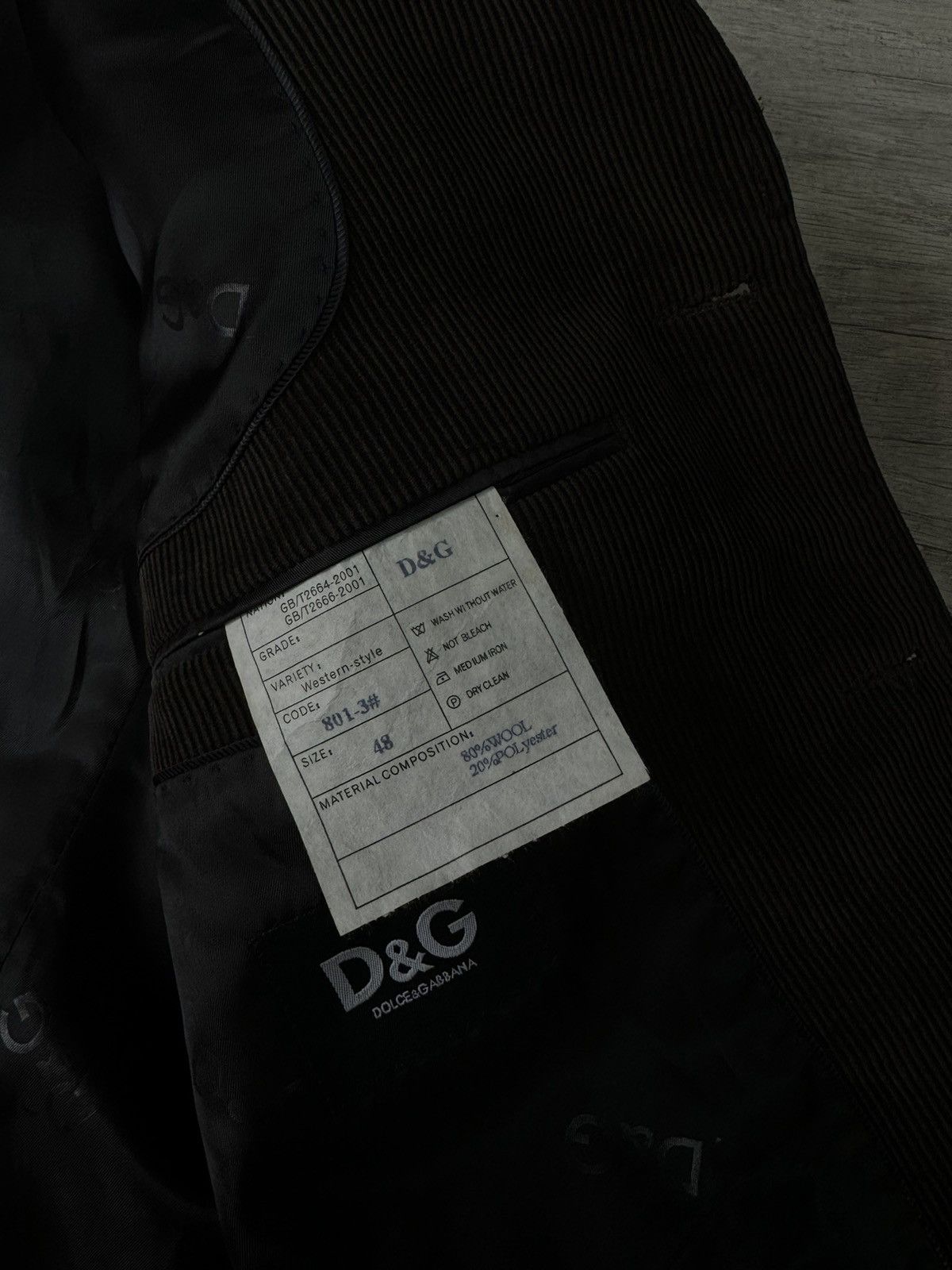 Dolce & Gabbana Dolce Gabbana Velvet Blazer Jacket Brown Size 48R - 9 Thumbnail