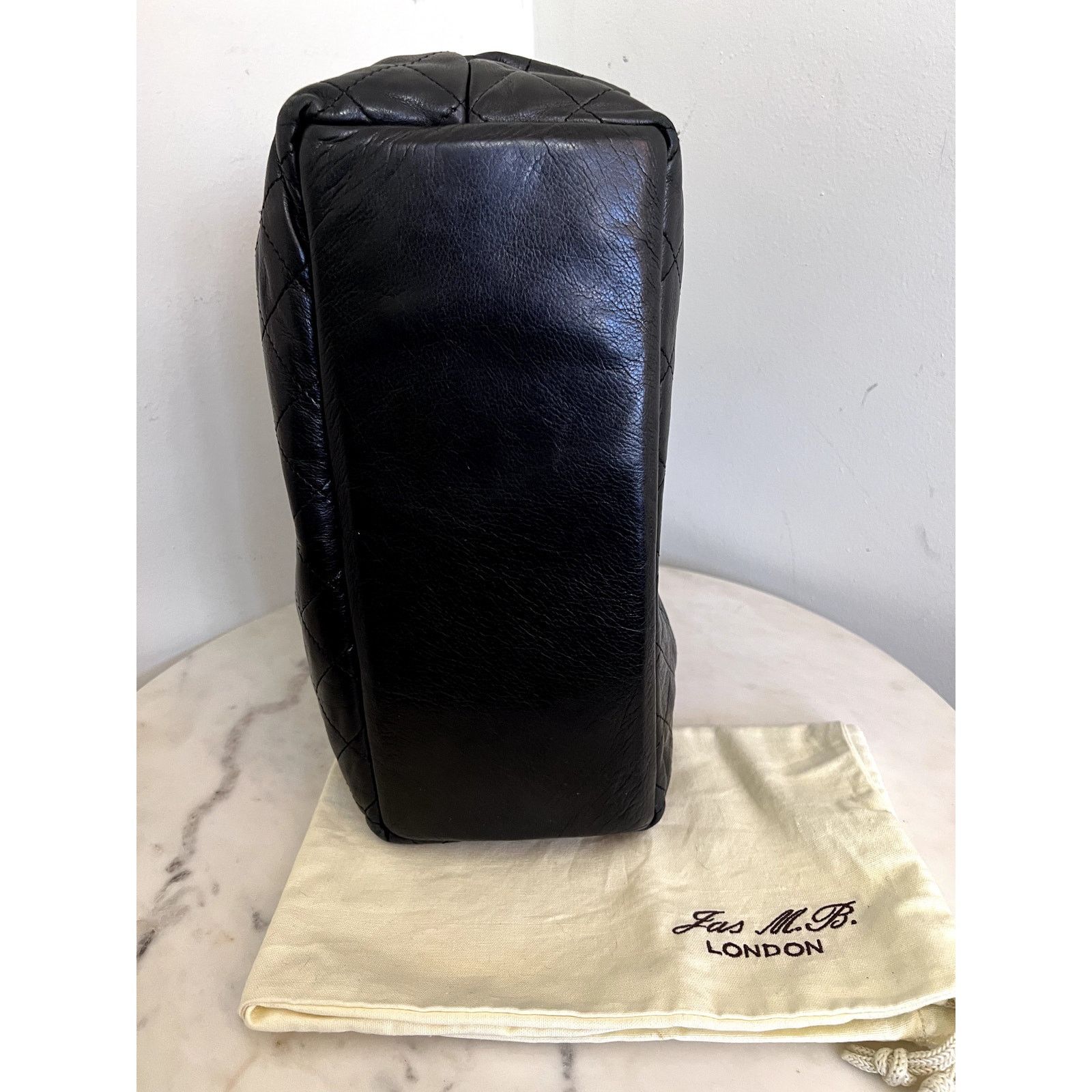 Jas MB Jas M.B. London Quilted Leather Boston Bag Blk England Size ONE SIZE - 5 Thumbnail