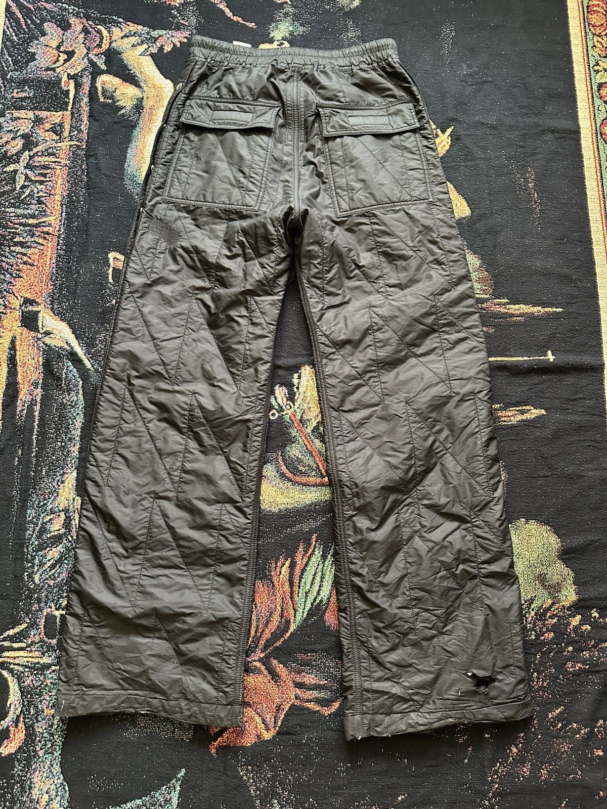 Rick Owens Rick Owens Quilted Pusher Pants Size US 29 - 2 Thumbnail