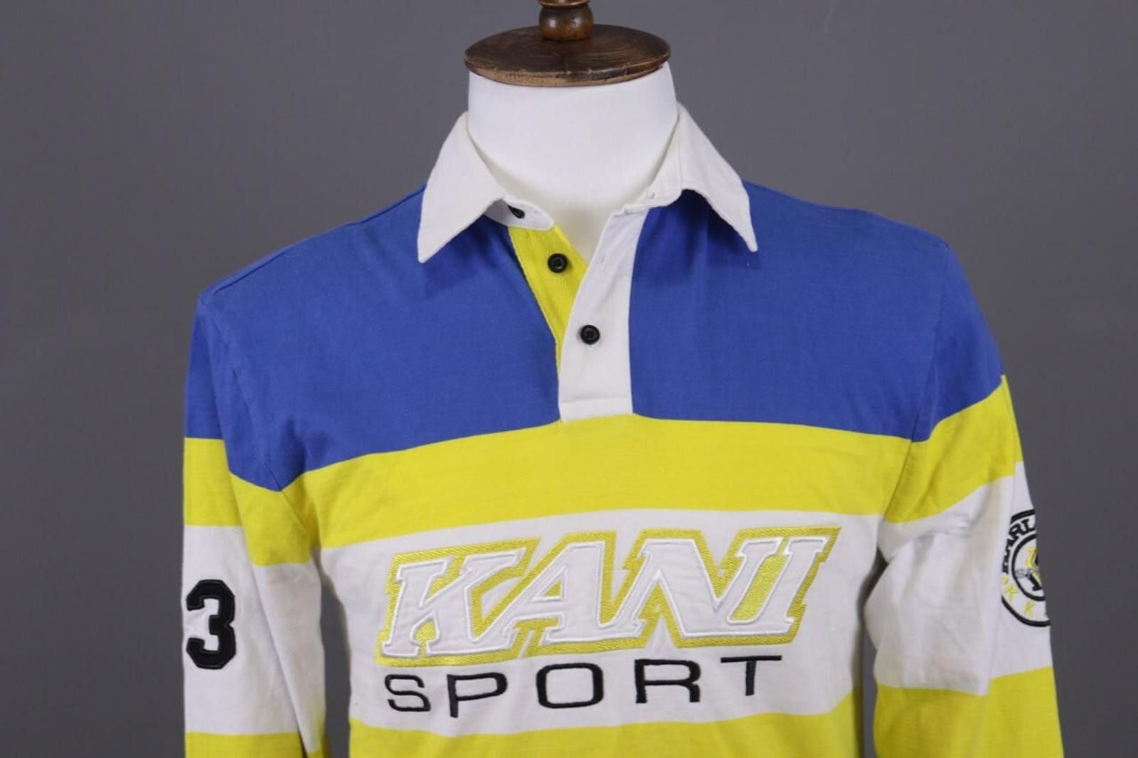 Karl Kani Karl Kani Sport Multicolor Striped Big Polo Shirt Size S Size US S / EU 44-46 / 1 - 4 Thumbnail