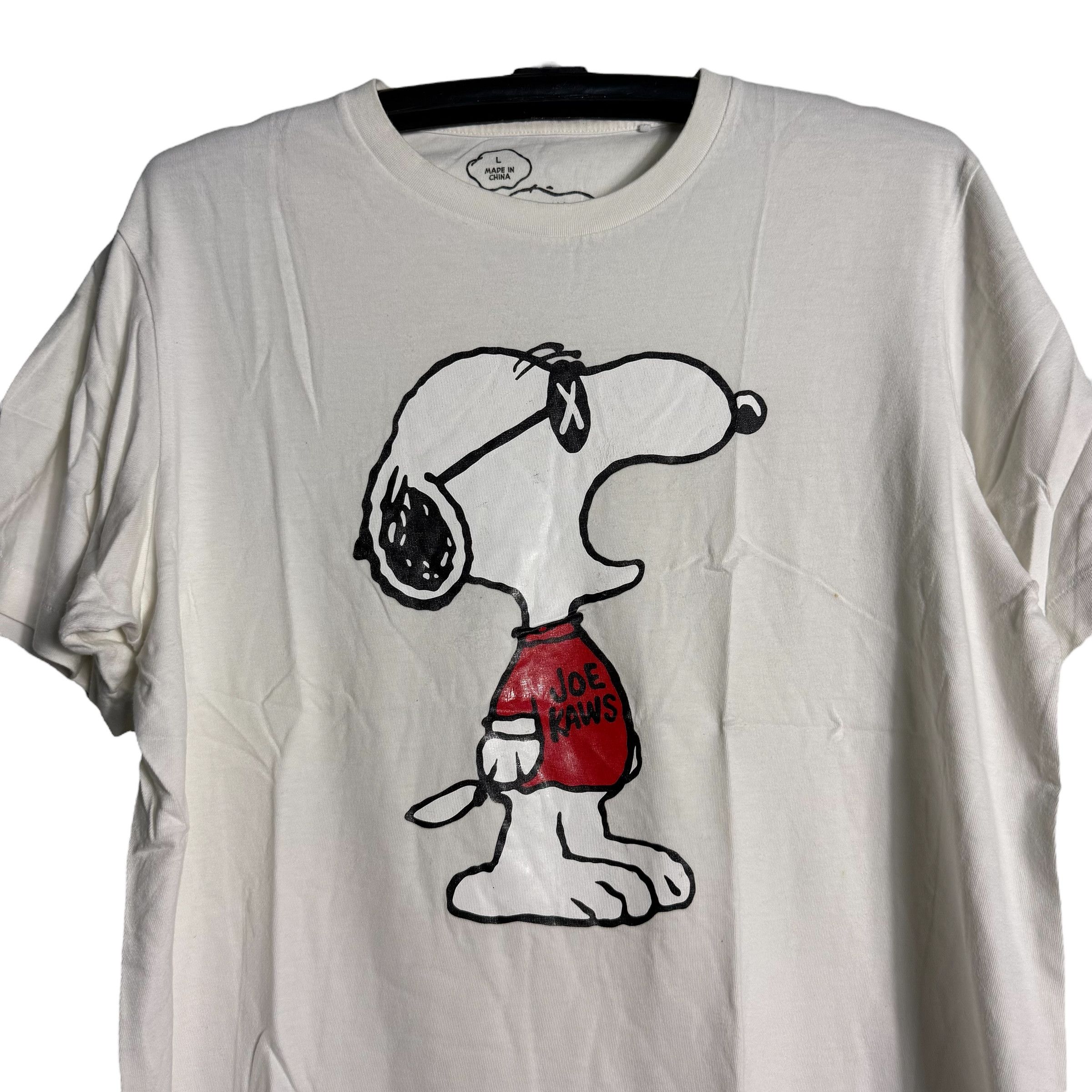 Kaws × Peanuts × Uniqlo 🔥RARE🔥Kaws x Uniqlo x Peanuts Joe Kaws Spell Out T-shirt Size US L / EU 52-54 / 3 - 2 Thumbnail