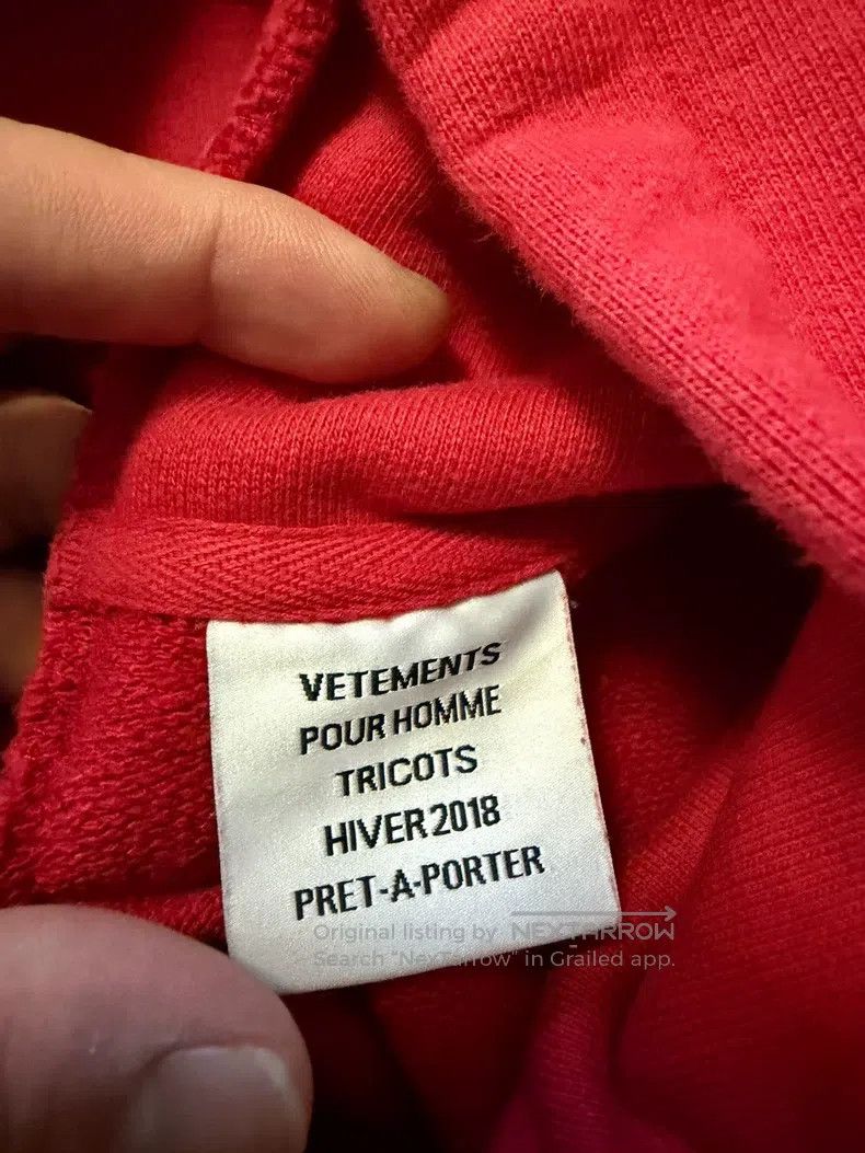 Vetements Vetements Wrinkled hoodie Size US S / EU 44-46 / 1 - 3 Thumbnail