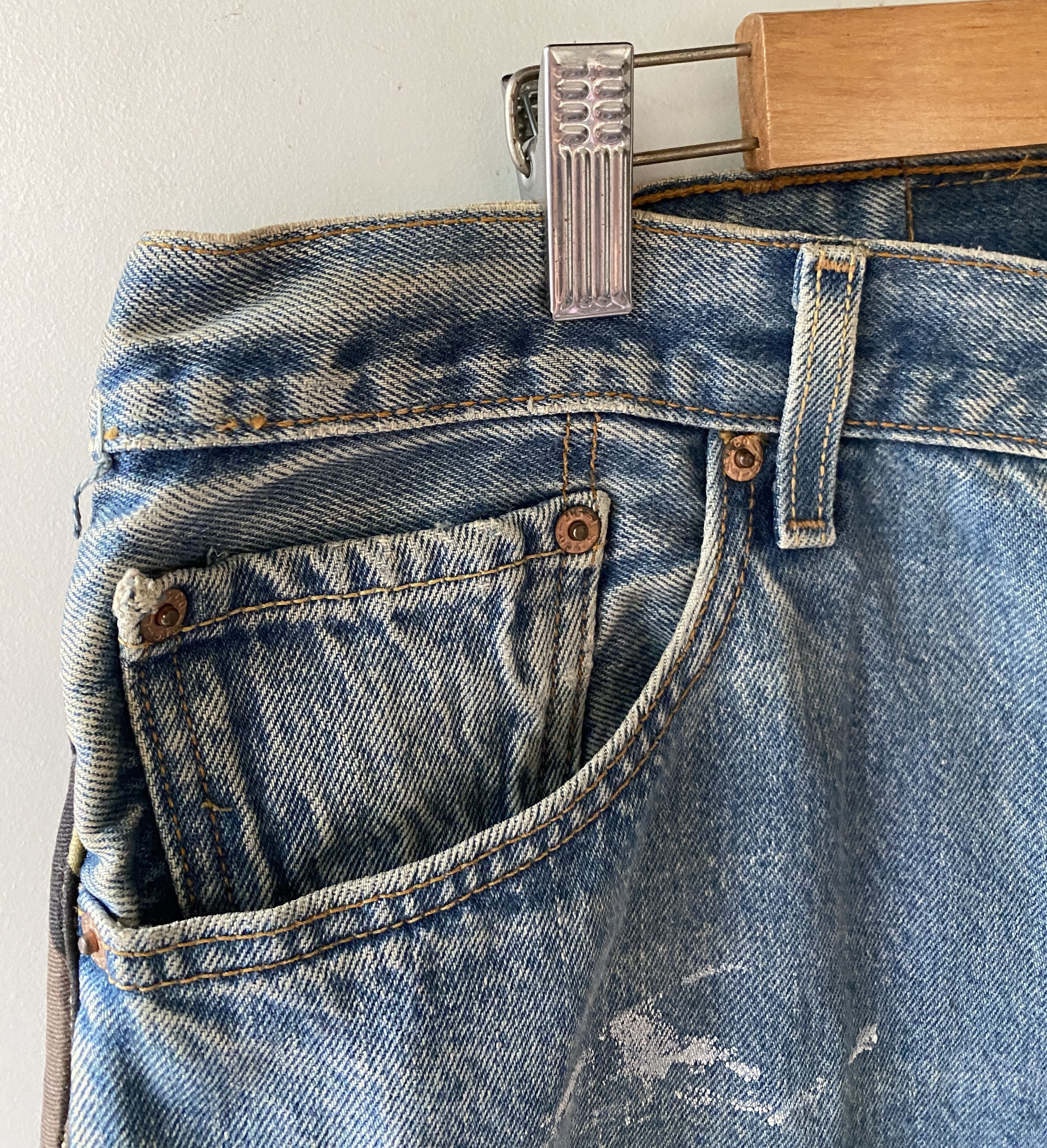 Levi's VINTAGE LEVIS 501 X CAMO JEANS Size US 40 / EU 56 - 3 Thumbnail