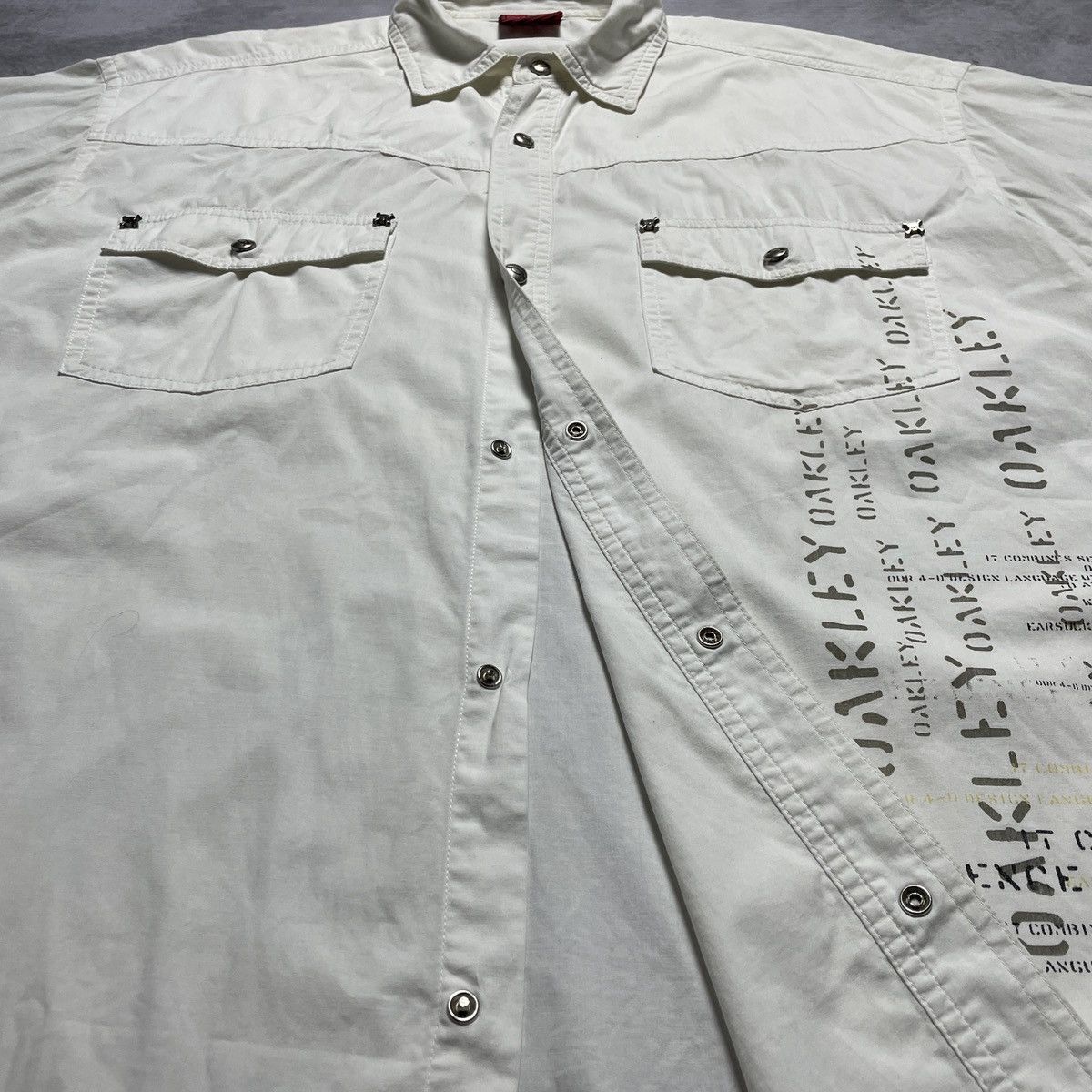 Oakley × Vintage Vintage Oakley Poem Utility Shirt Size US XL / EU 56 / 4 - 8 Thumbnail