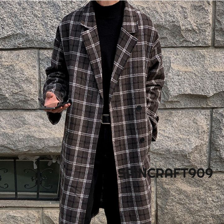 Other Plaid Button Coat Size US L / EU 52-54 / 3 - 1 Thumbnail