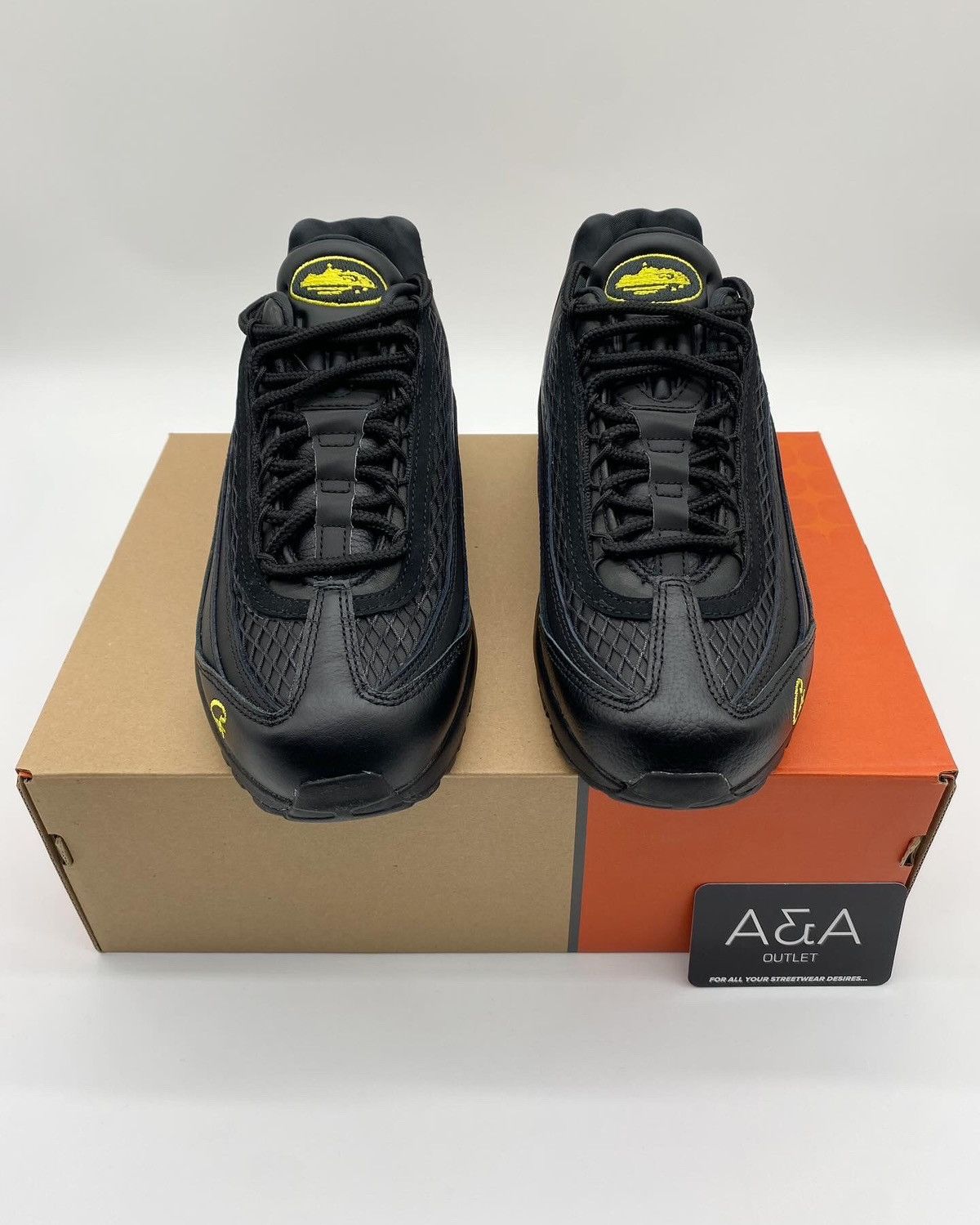 Corteiz × Nike Nike Air Max 95 Corteiz Honey Black US 8 Brand New Size US 8 / EU 41 - 3 Thumbnail