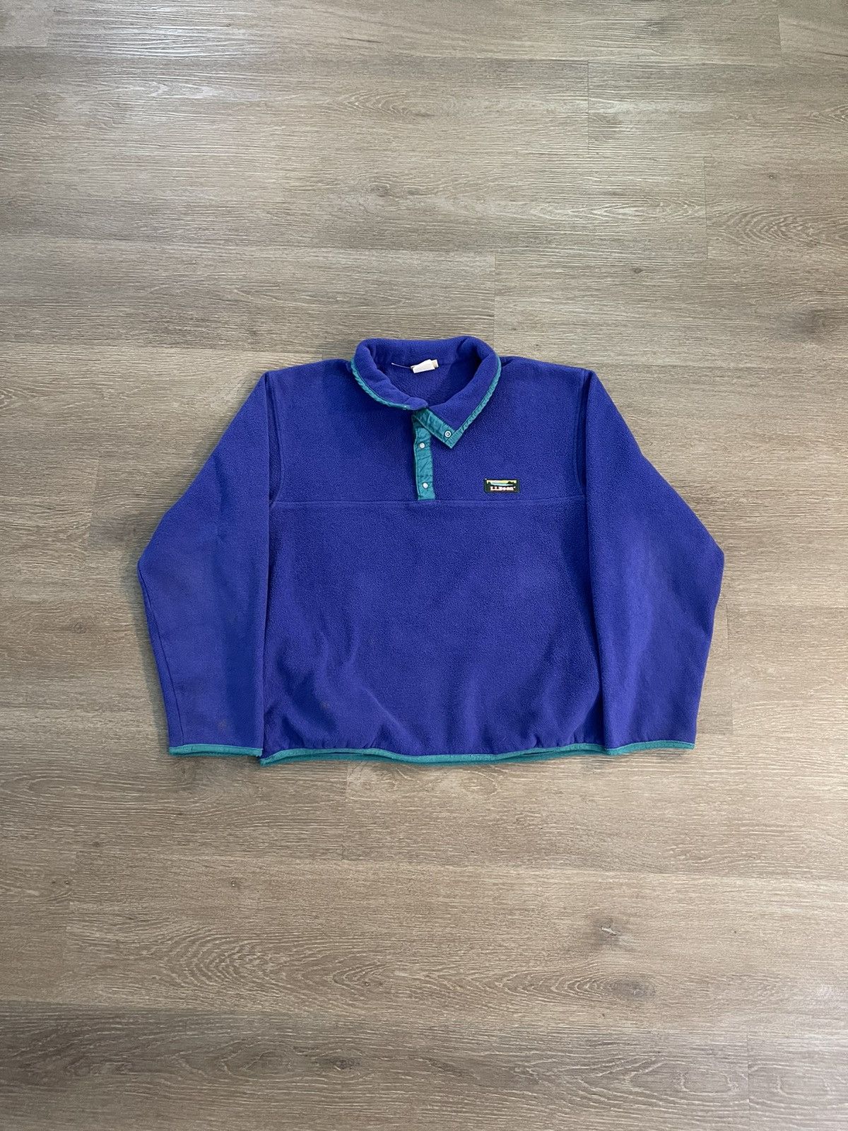 Japanese Brand × L.L. Bean × Vintage Vintage Fleece Sweater by L.L. Bean Boxy Size US L / EU 52-54 / 3 - 1 Thumbnail