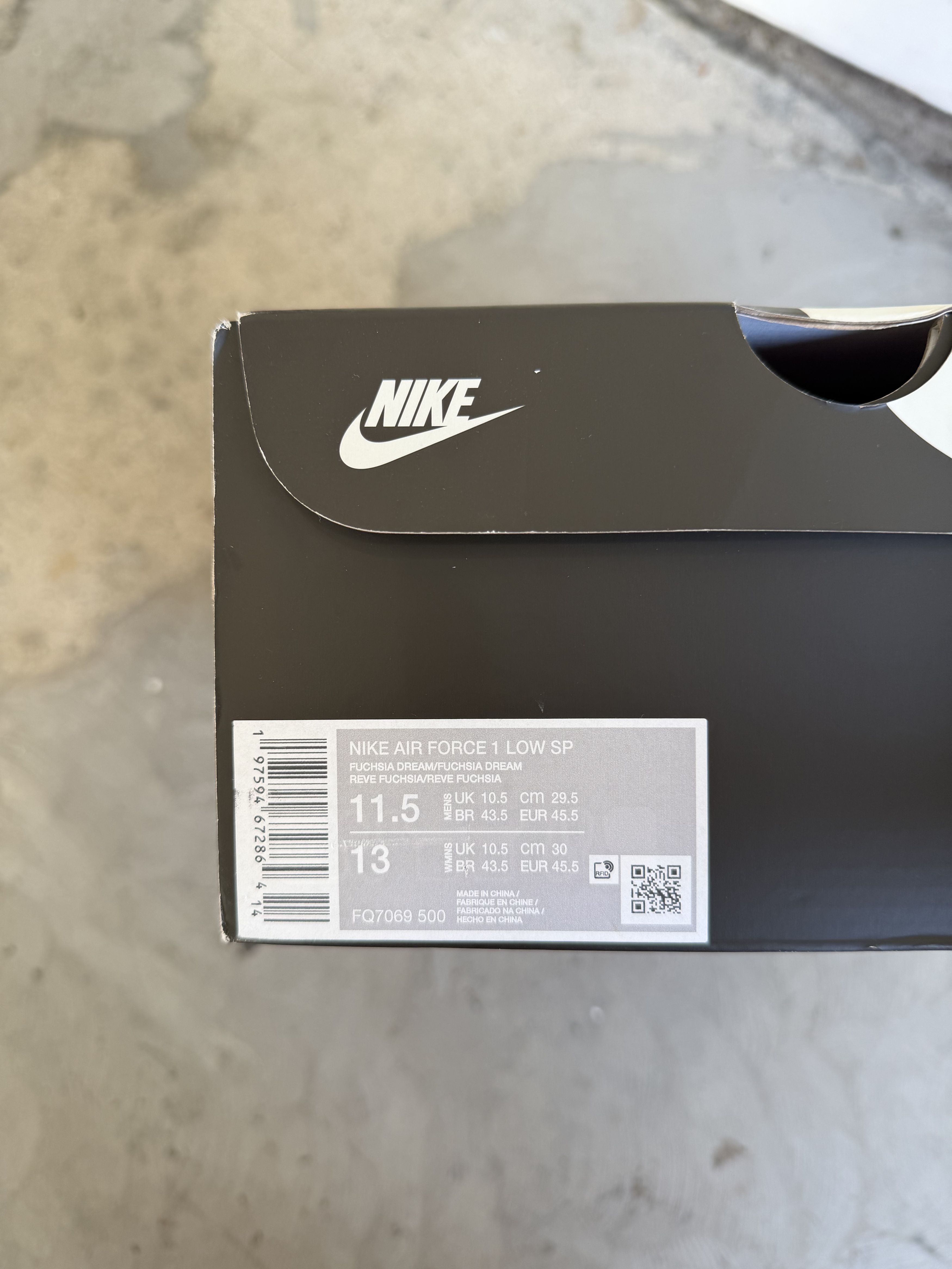 Cactus Plant Flea Market × Nike CPFM x Nike Air Force 1 Fuchsia Sz. 11.5 Size US 11.5 / EU 44-45 - 7 Thumbnail