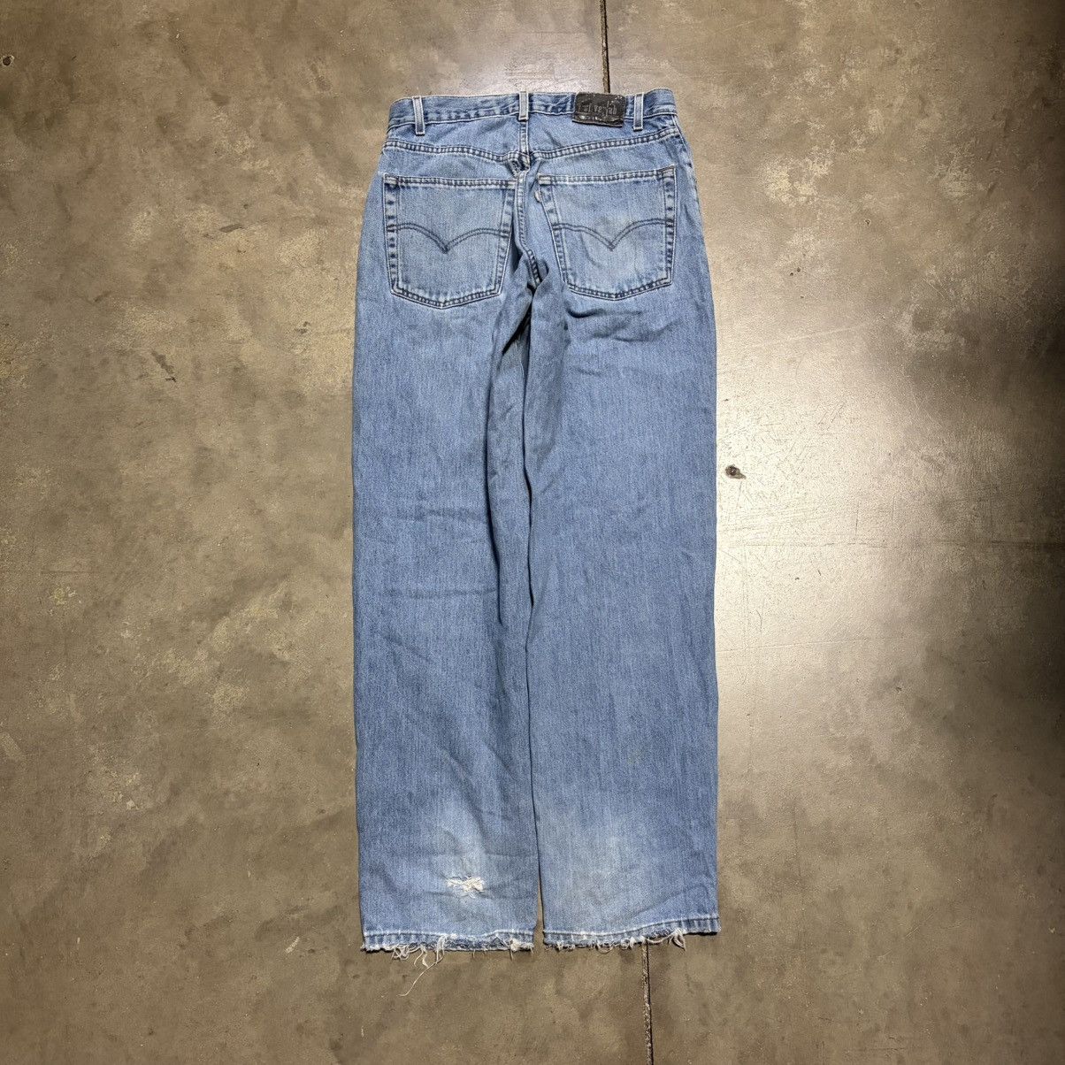 Levi's Vintage Levis Silver Tab Denim Jeans Loose Fit Baggy Faded Size US 32 / EU 48 - 8 Thumbnail