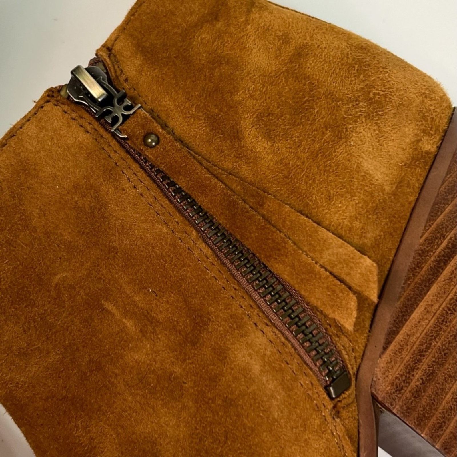 Sam Edelman SAM EDELMAN Walden Brown Suede Boot Women Sz 8.5 (Cognac) Size US 8.5 / IT 38.5 - 9 Thumbnail