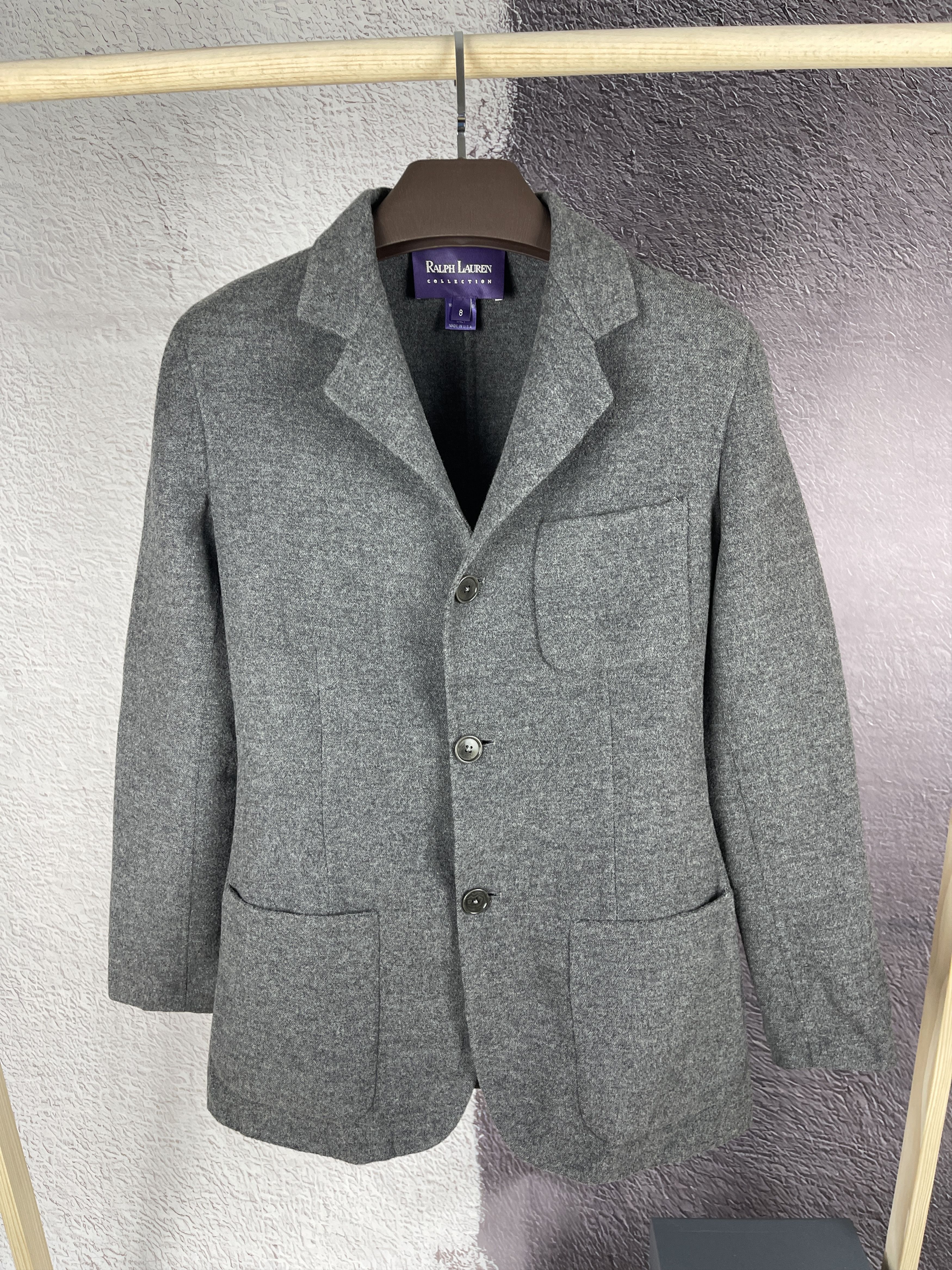 Ralph Lauren Ralph Lauren Purple label collection cashmere knitted blazer Size M / US 6-8 / IT 42-44 - 2 Thumbnail