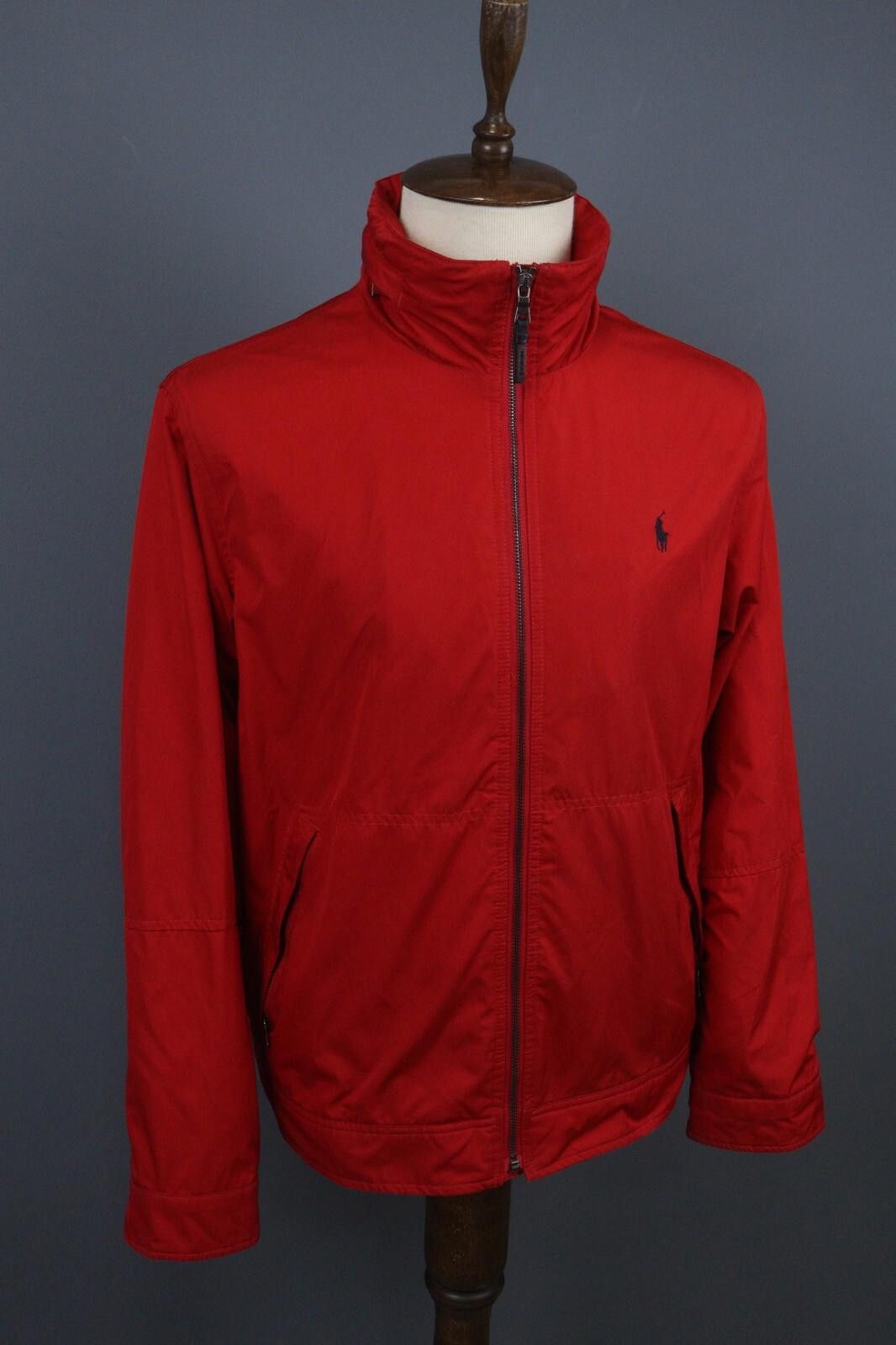 Polo Ralph Lauren Polo by Ralph Lauren Red Pockets Zip Track Jacket Size L Size US L / EU 52-54 / 3 - 12 Thumbnail