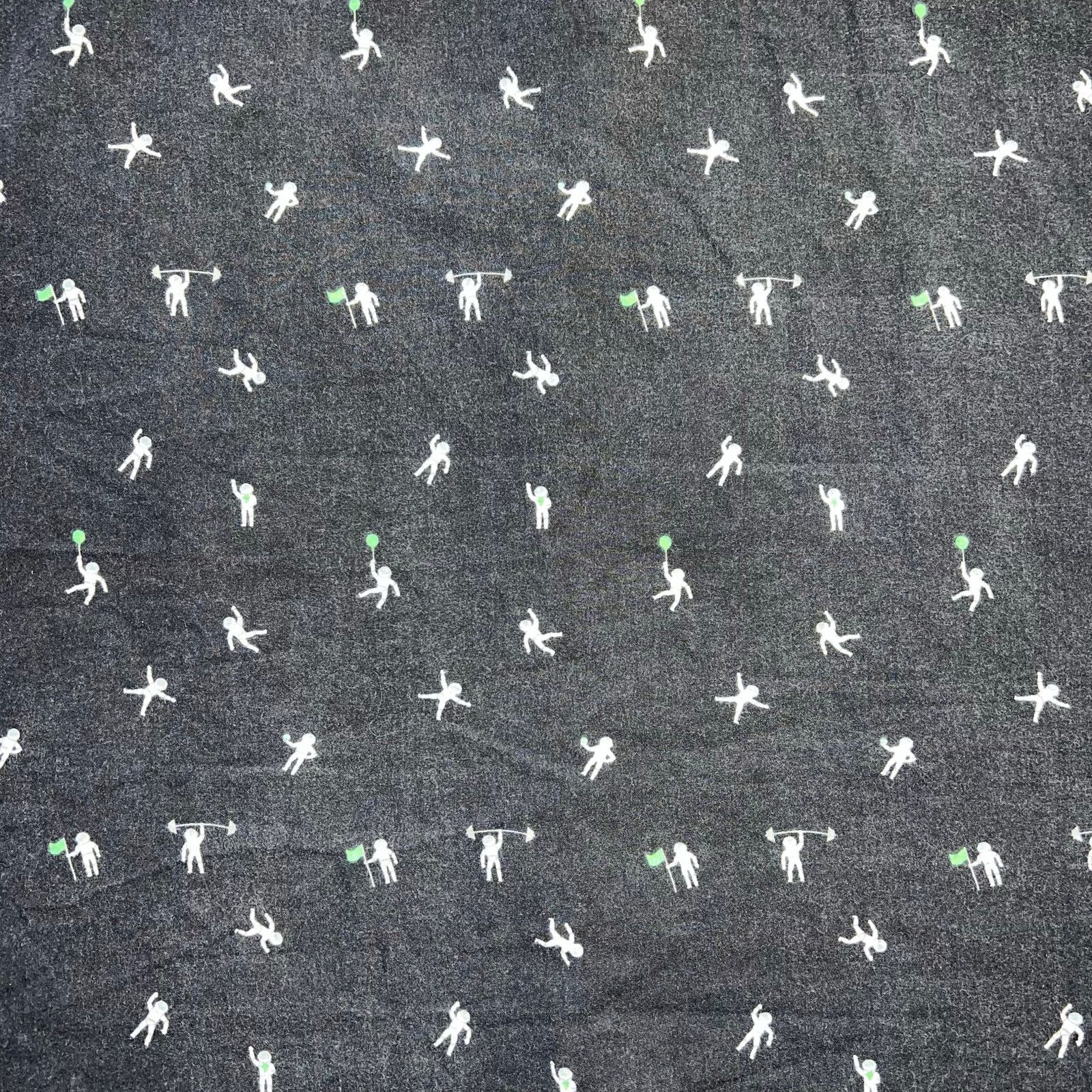 StraightFaded Straight Faded Button Down Shirt Short Sleev Astronaut Theme Size US XL / EU 56 / 4 - 5 Thumbnail