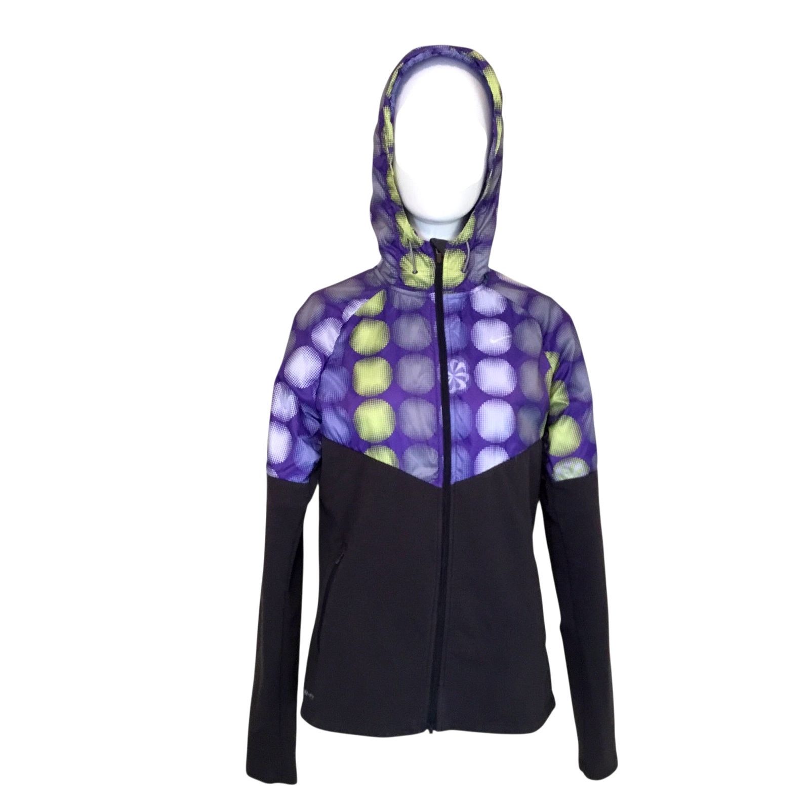 Nike Nike Jacket Hooded Running Dri Fit Purple Multi Size Medium Size M / US 6-8 / IT 42-44 - 1 Thumbnail