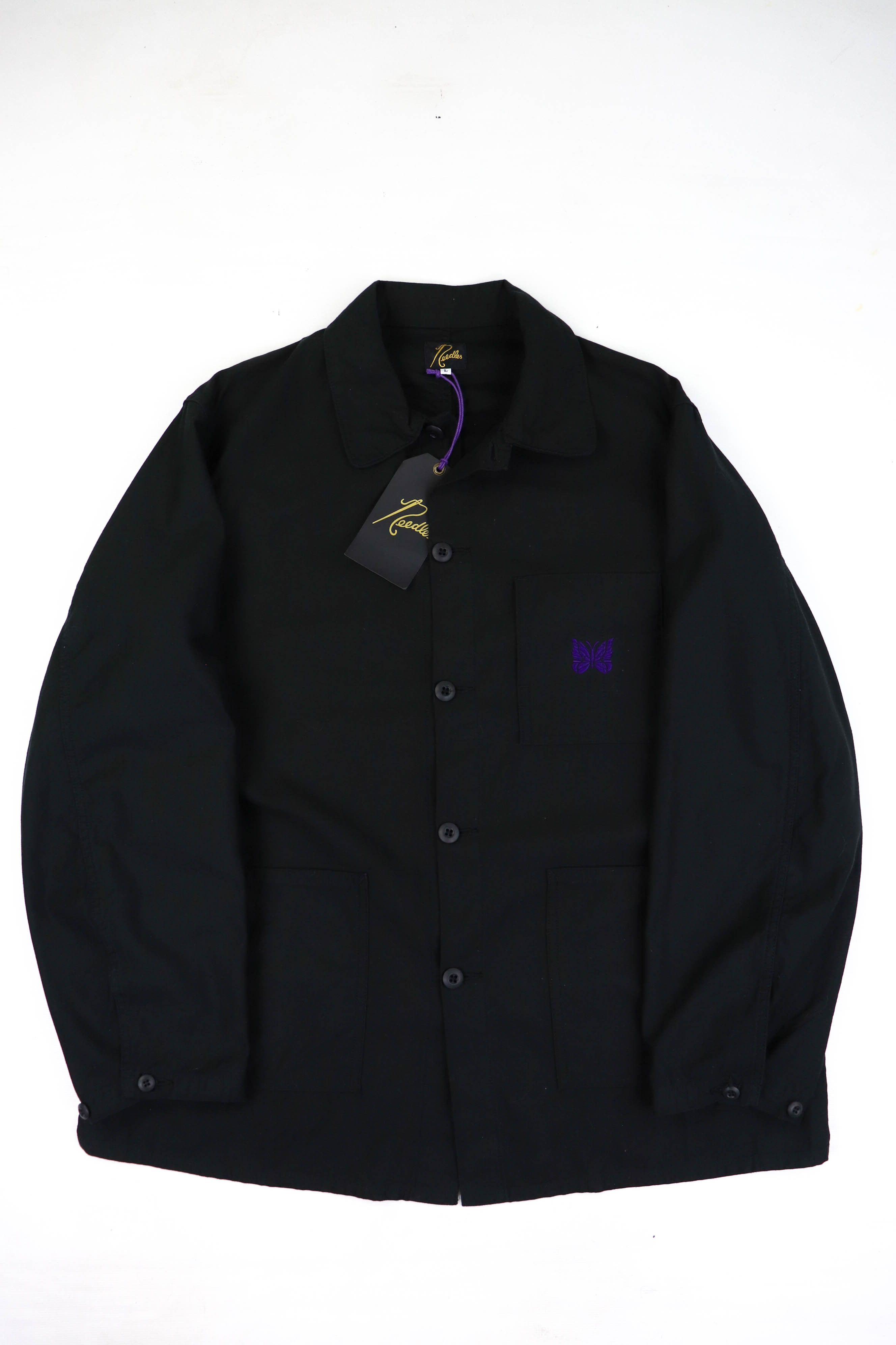 NWT Needles Made in Japan Black Chore Coat Jacket