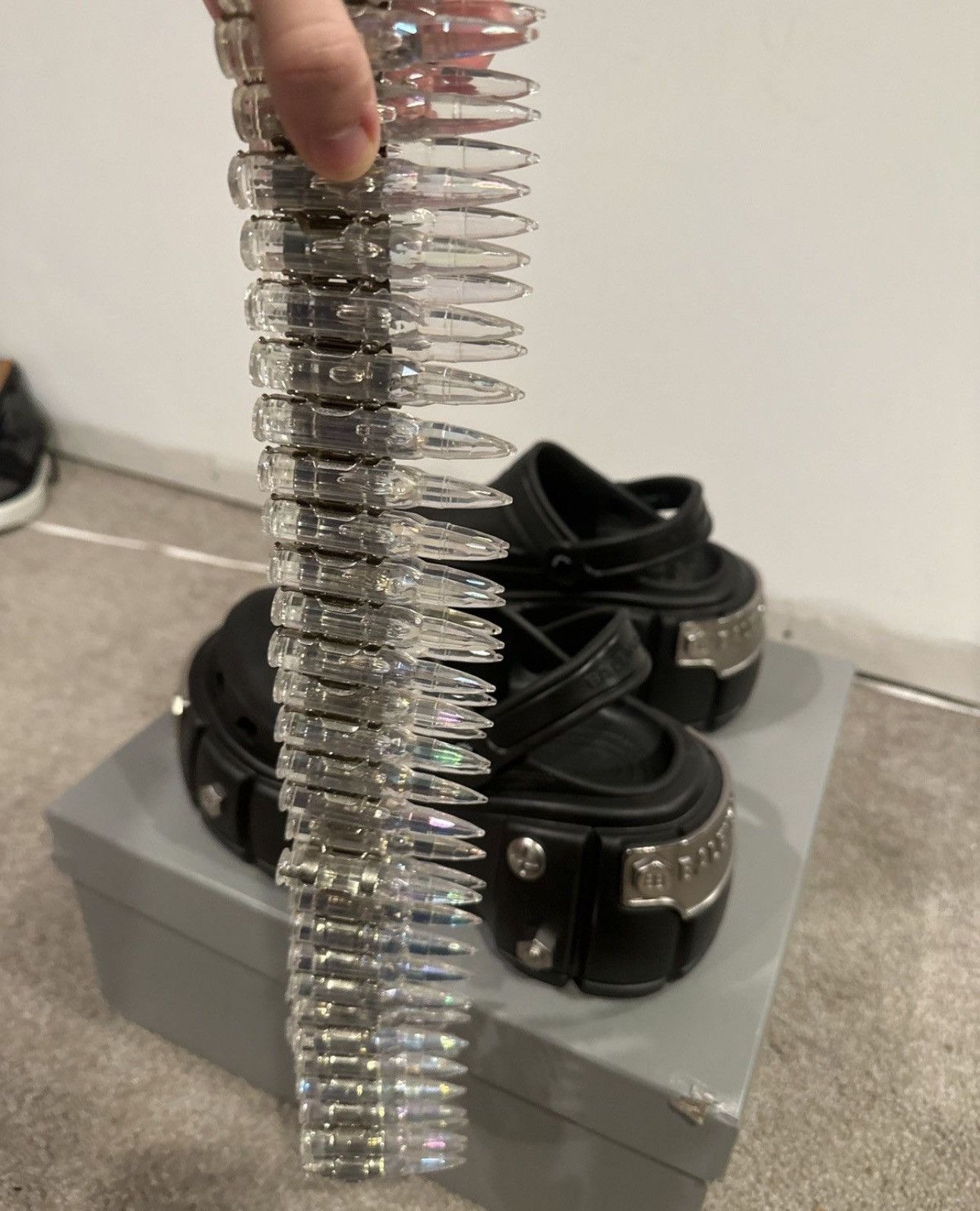 Undercover Undercover Bullet Belt AW2001 Crystal Size ONE SIZE - 3 Thumbnail