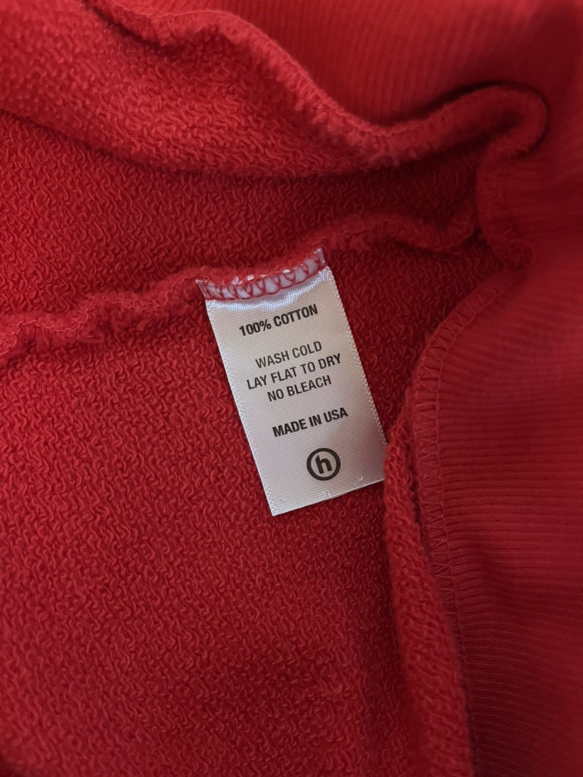 HIDDEN HIDDEN LIMITED DROP RED SWEATSHIRT PPF Size US M / EU 48-50 / 2 - 4 Thumbnail