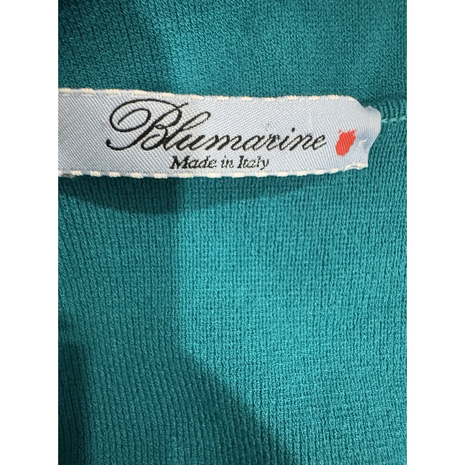 Blumarine Blumarine Embroided Teal Dress woman Size 42/us Size 6 Size M / US 6-8 / IT 42-44 - 6 Thumbnail