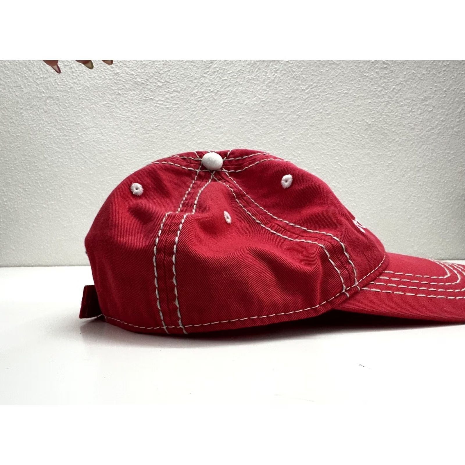 Pinko Jacobson Hat Womens Baseball Cap Pink Stone Harbor New Jersey Beach Outdoor Casual Hats Womens Size ONE SIZE - 4 Thumbnail