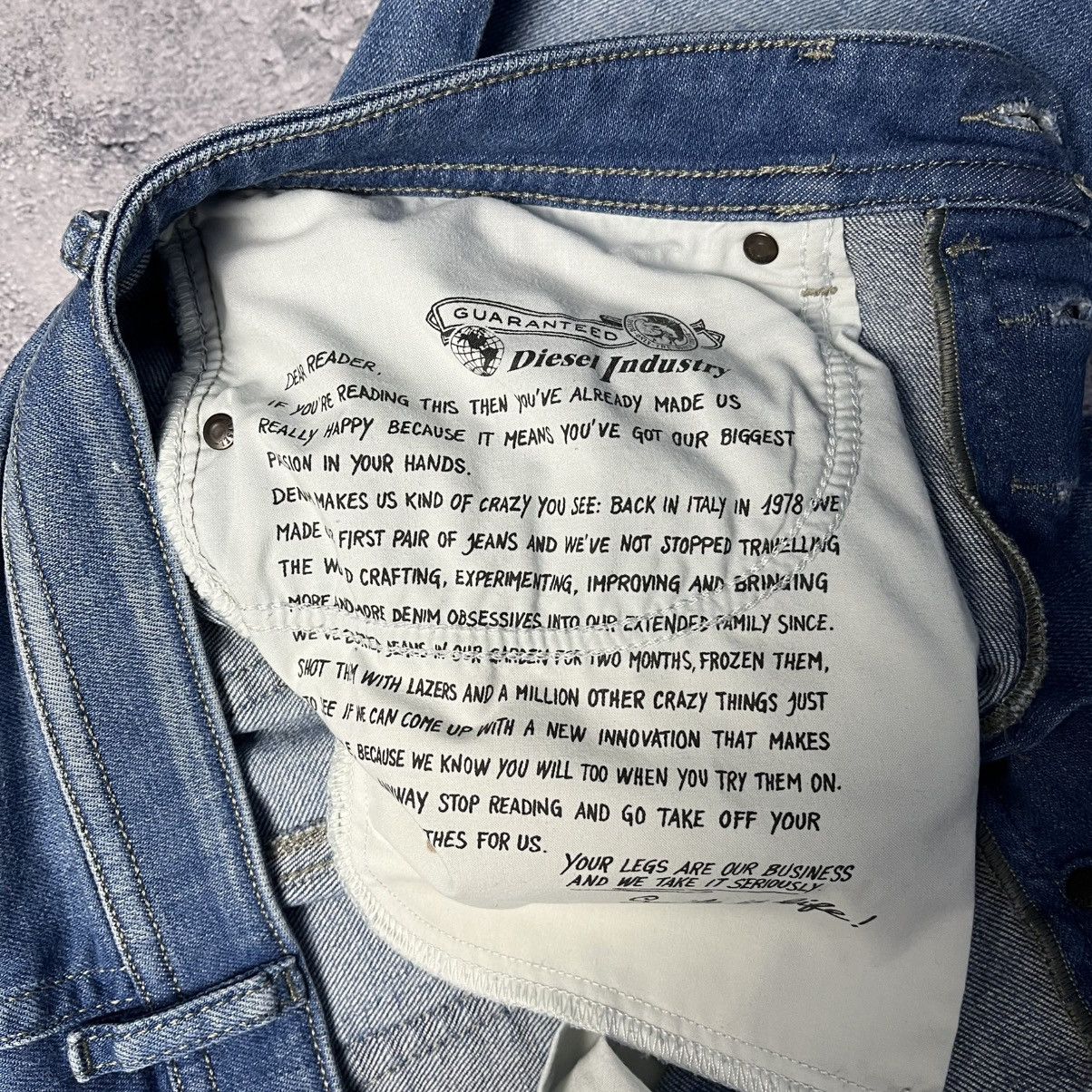 Diesel Vintage Diesel Distressed Denim Jeans Buster Streetwear Y2K Size US 32 / EU 48 - 10 Thumbnail