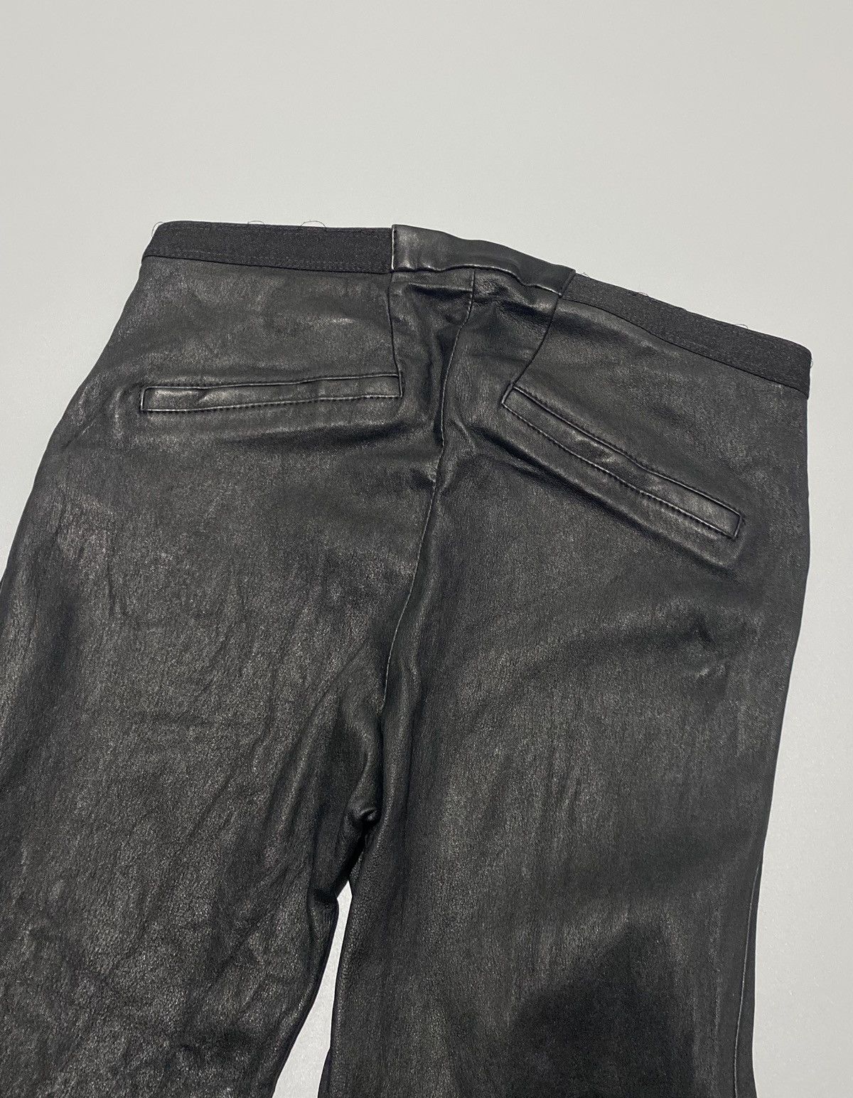 Helmut Lang Helmut Lang Leather Skinny Pants Size 27" / US 4 / IT 40 - 4 Thumbnail