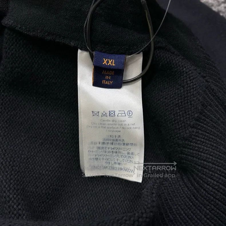 Louis Vuitton Louis Vuitton NBA Signature Black Wool Knit Cardigan sweat Size US XXL / EU 58 / 5 - 4 Thumbnail