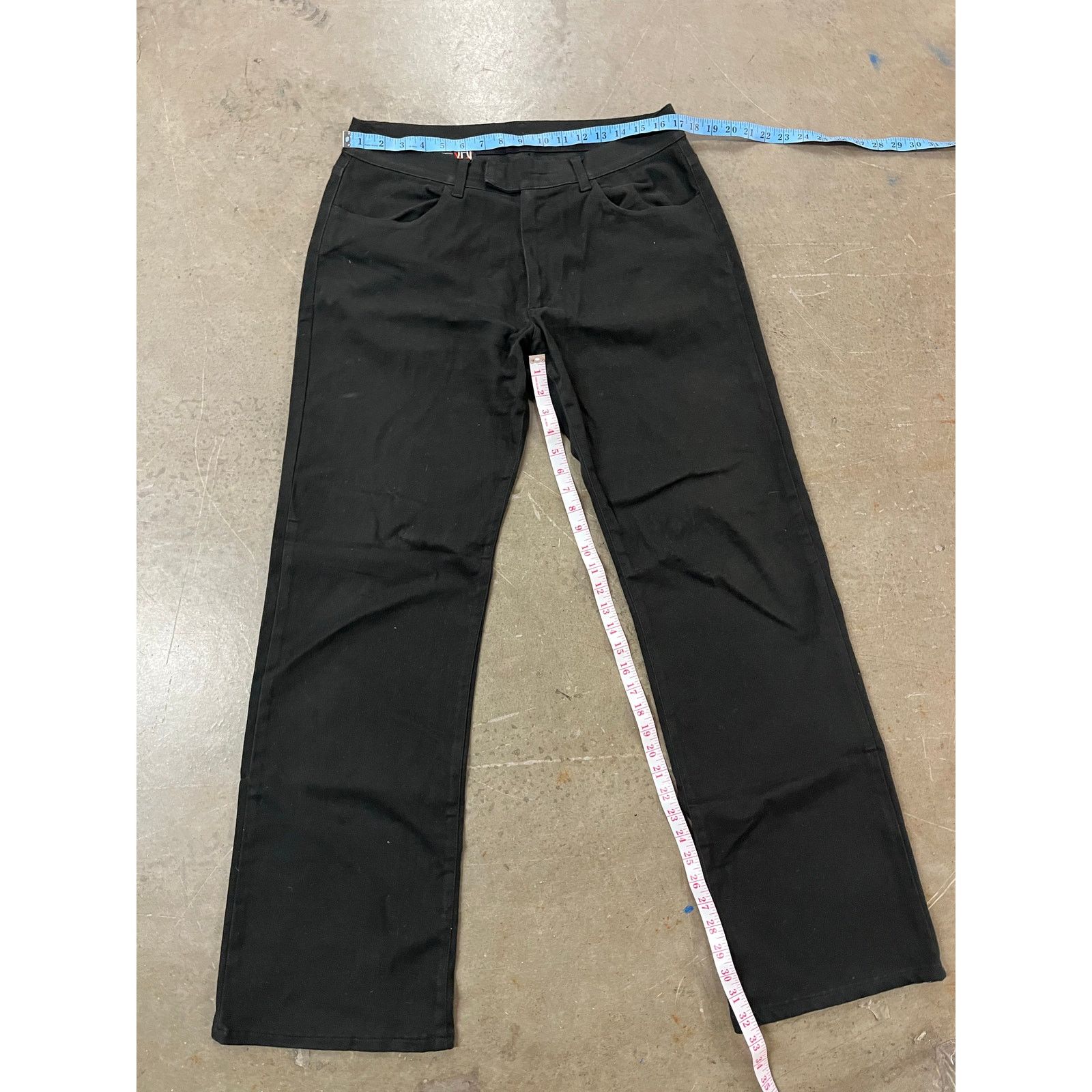 Jean Paul Gaultier Jean-Paul Gaultier - straight fit Jeans / 33x32 / Black Size US 33 - 2 Thumbnail