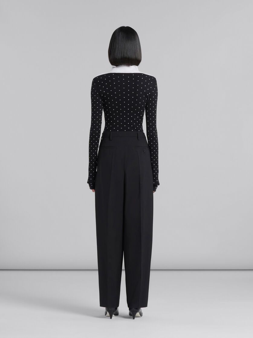 Marni o1f1d3z0326 Tailored Trousers in Black Size 25" / US 0 / IT 36 - 3 Thumbnail