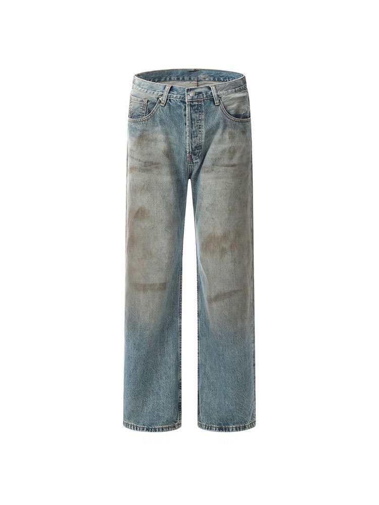 Japanese Brand × Jean Retro loose high street wide leg jeans Size US 32 / EU 48 - 5 Thumbnail