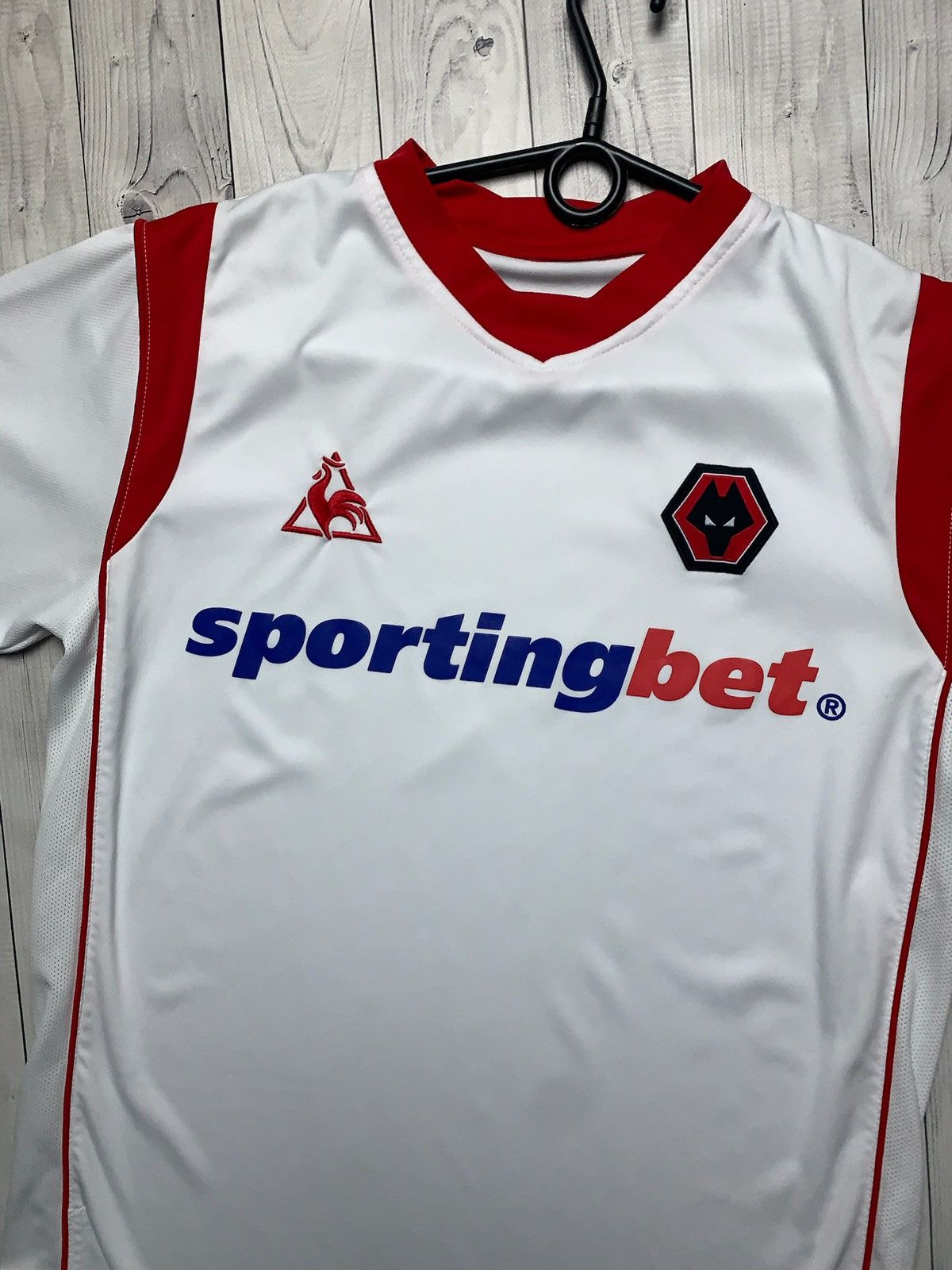 Vintage Vintage Wolverhampton soccer jersey Wolves away size M white Size US M / EU 48-50 / 2 - 2 Thumbnail