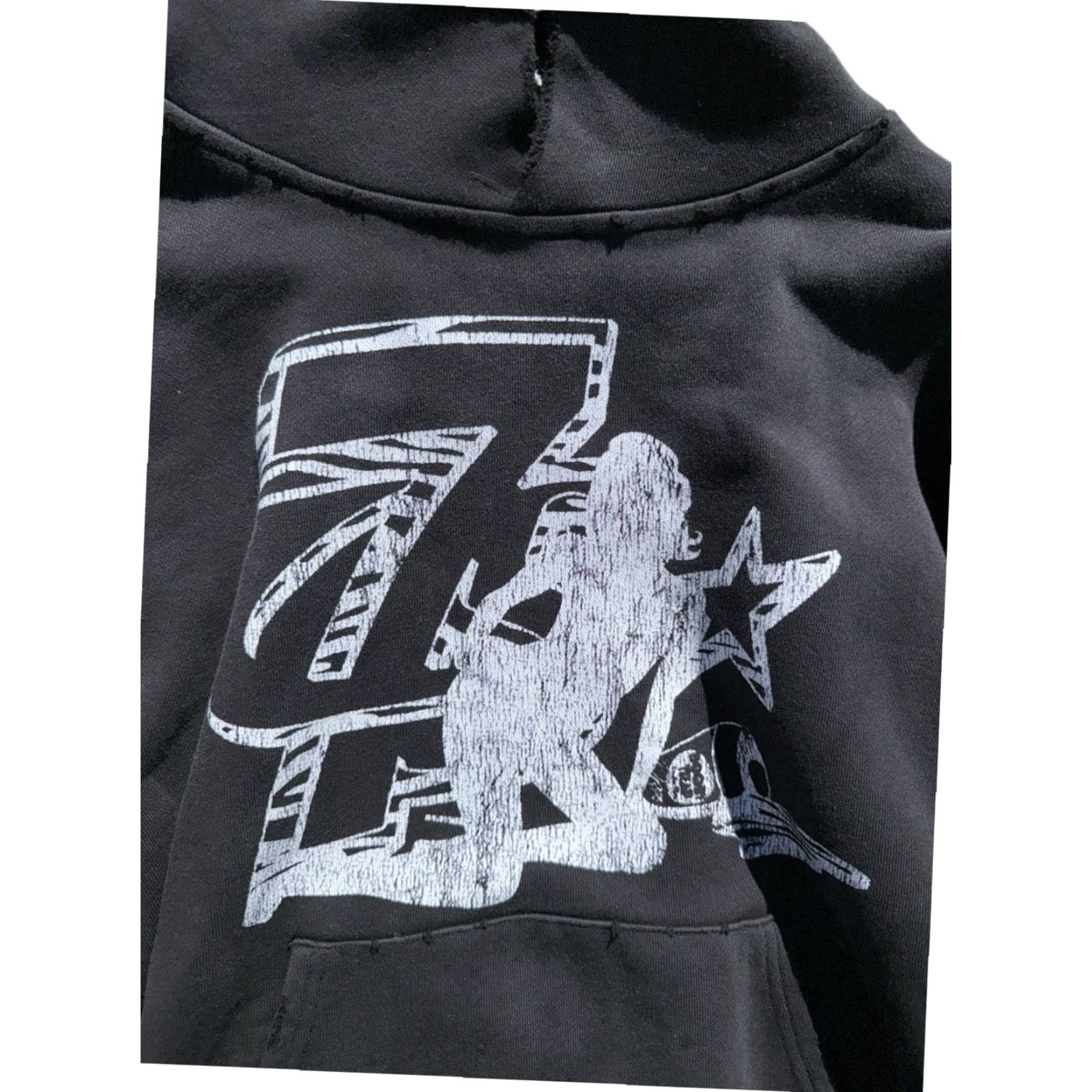 Vintage Triple Sevens x Booby Trap Hoodie Black Small Men S Pullover Trap Hoodie Size US S / EU 44-46 / 1 - 4 Thumbnail